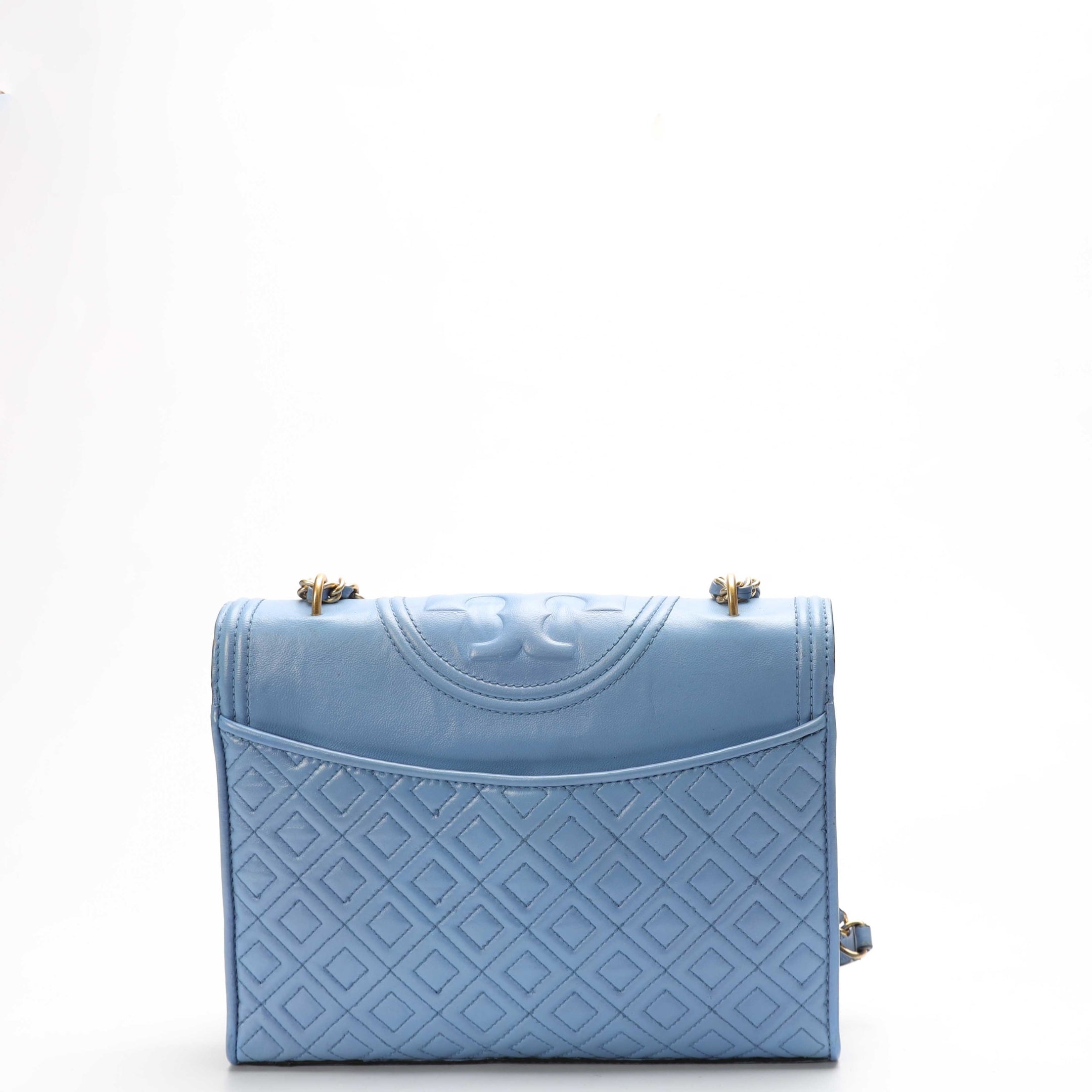 Tory Burch Blue Fleming Shoulder Bag