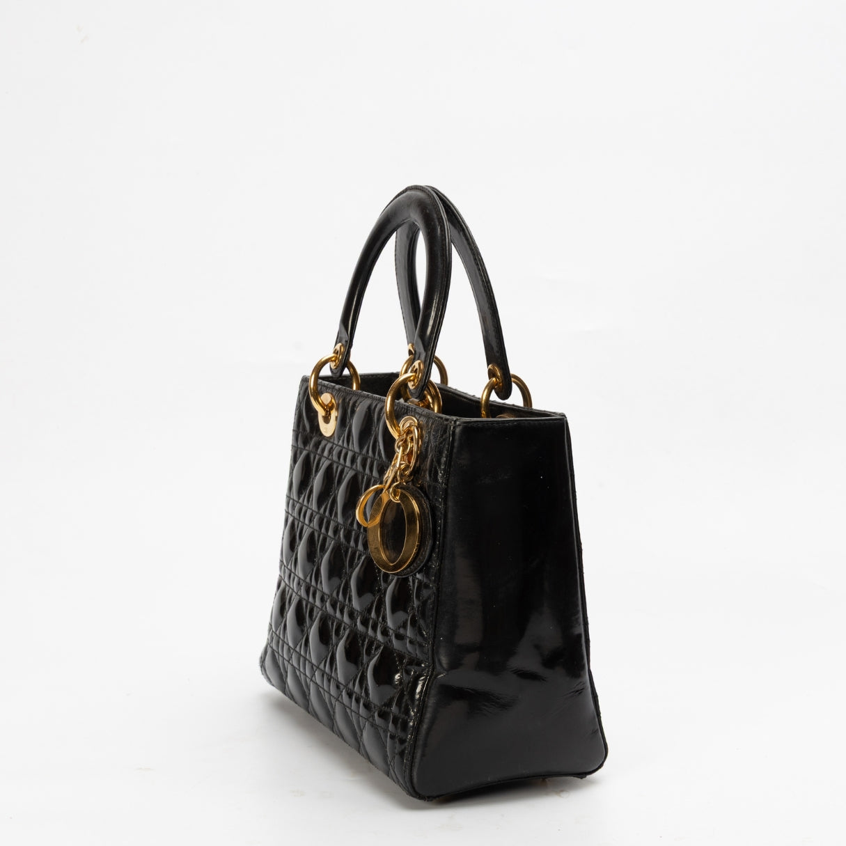 Dior Black Medium Lady Dior Bag
