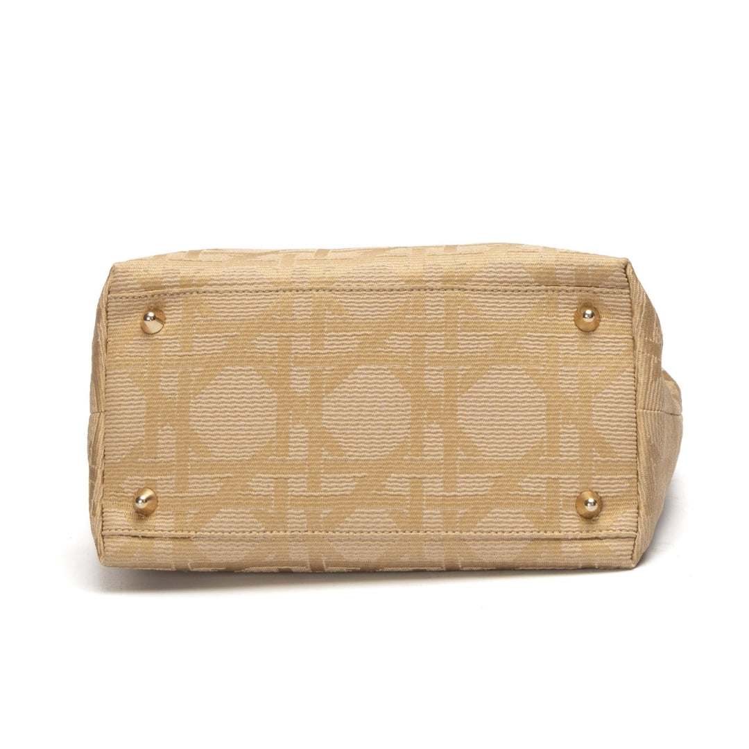 Dior Cannage Jacquard Canvas Lady Dior Bag