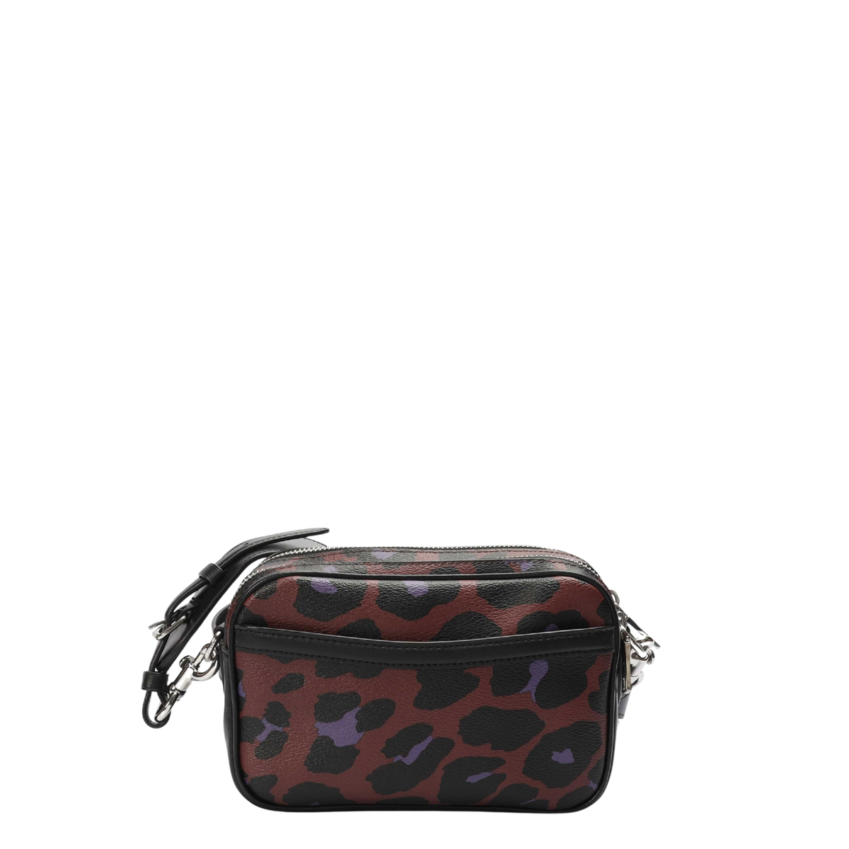 Coach Jamie Leopard Camera Crossbody Bag