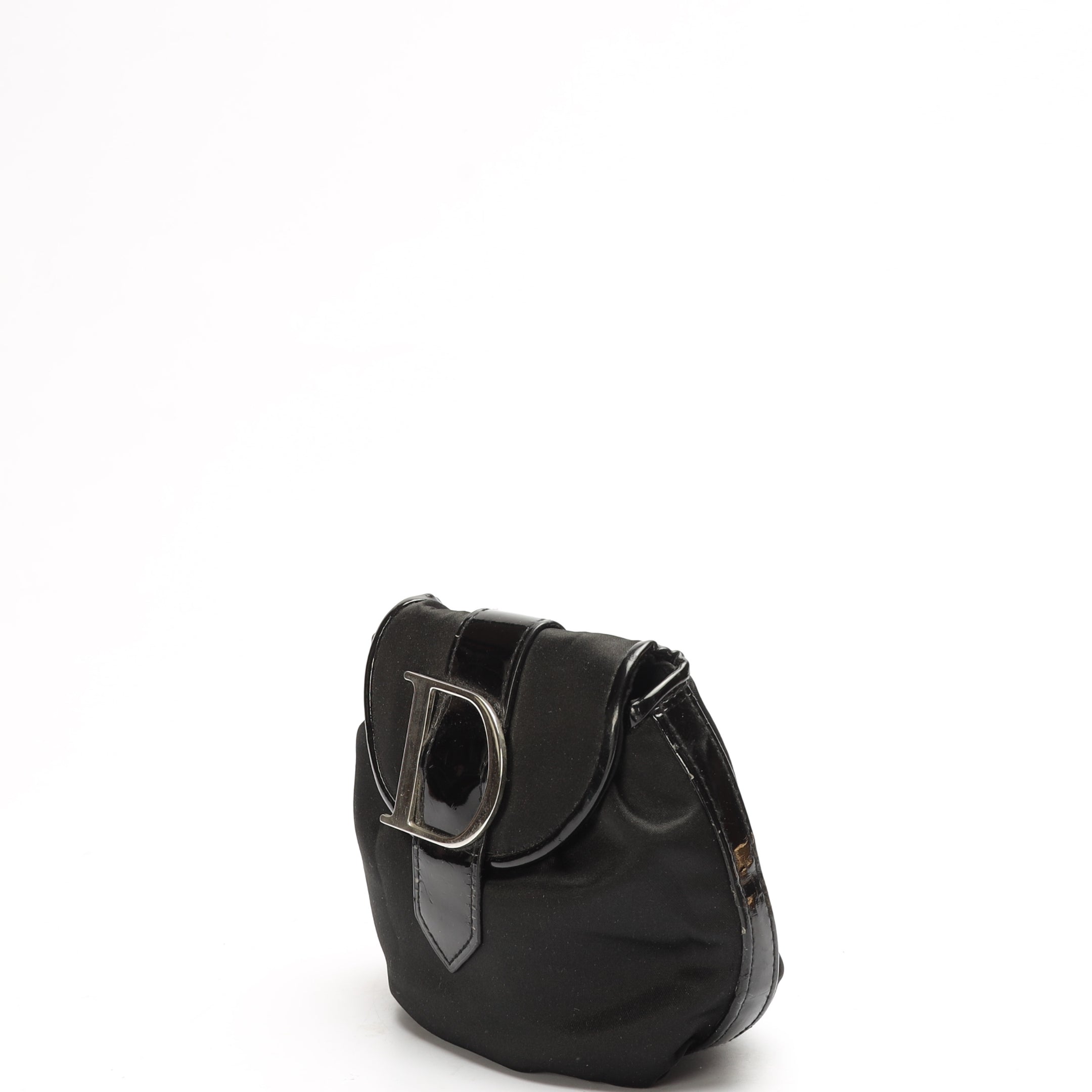 Dior Black D Flap Pouch