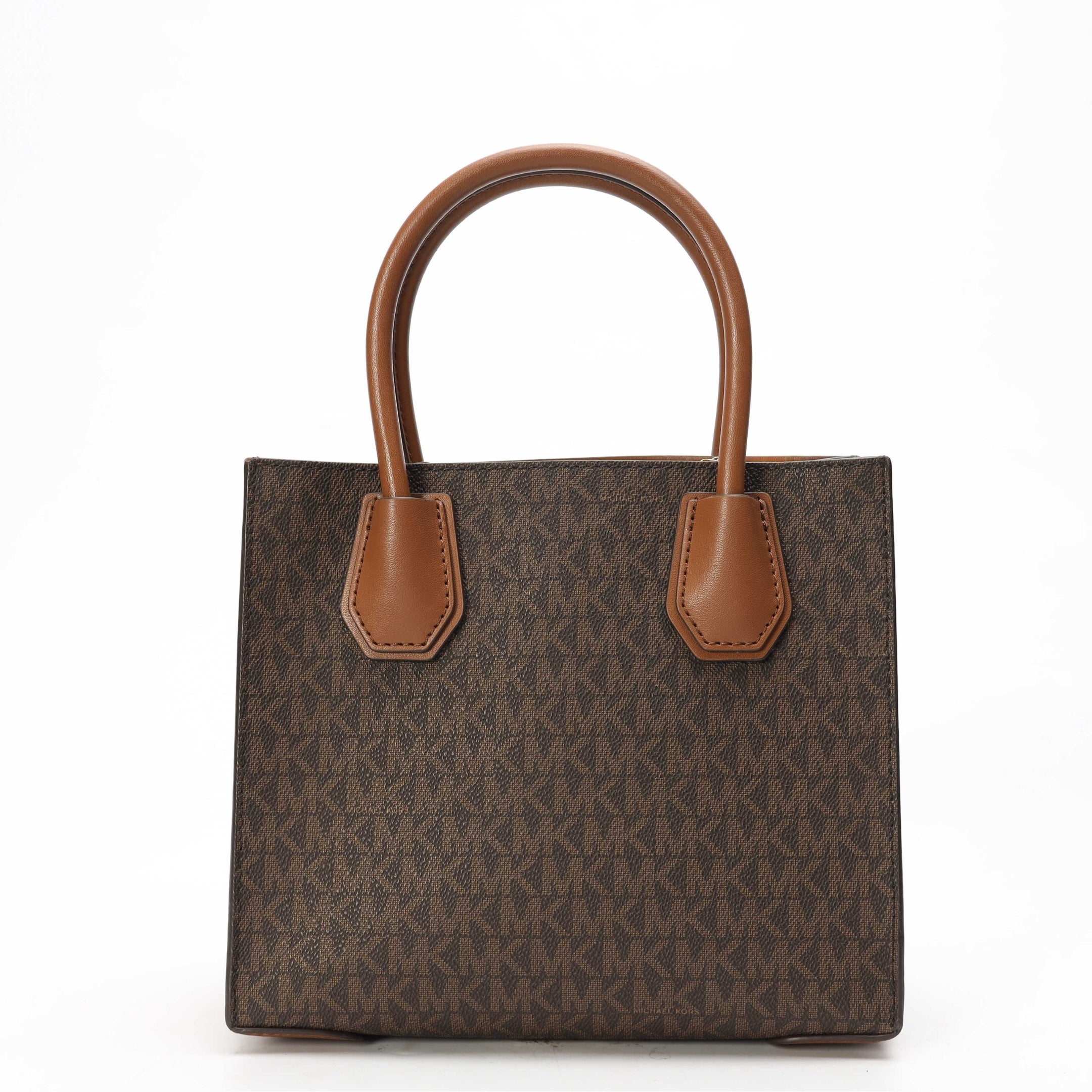 Michael Kors Mercer Brown Logo Satchel