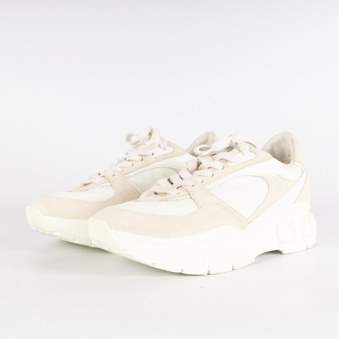 Jimmy Choo White Raine Chunky Sneaker