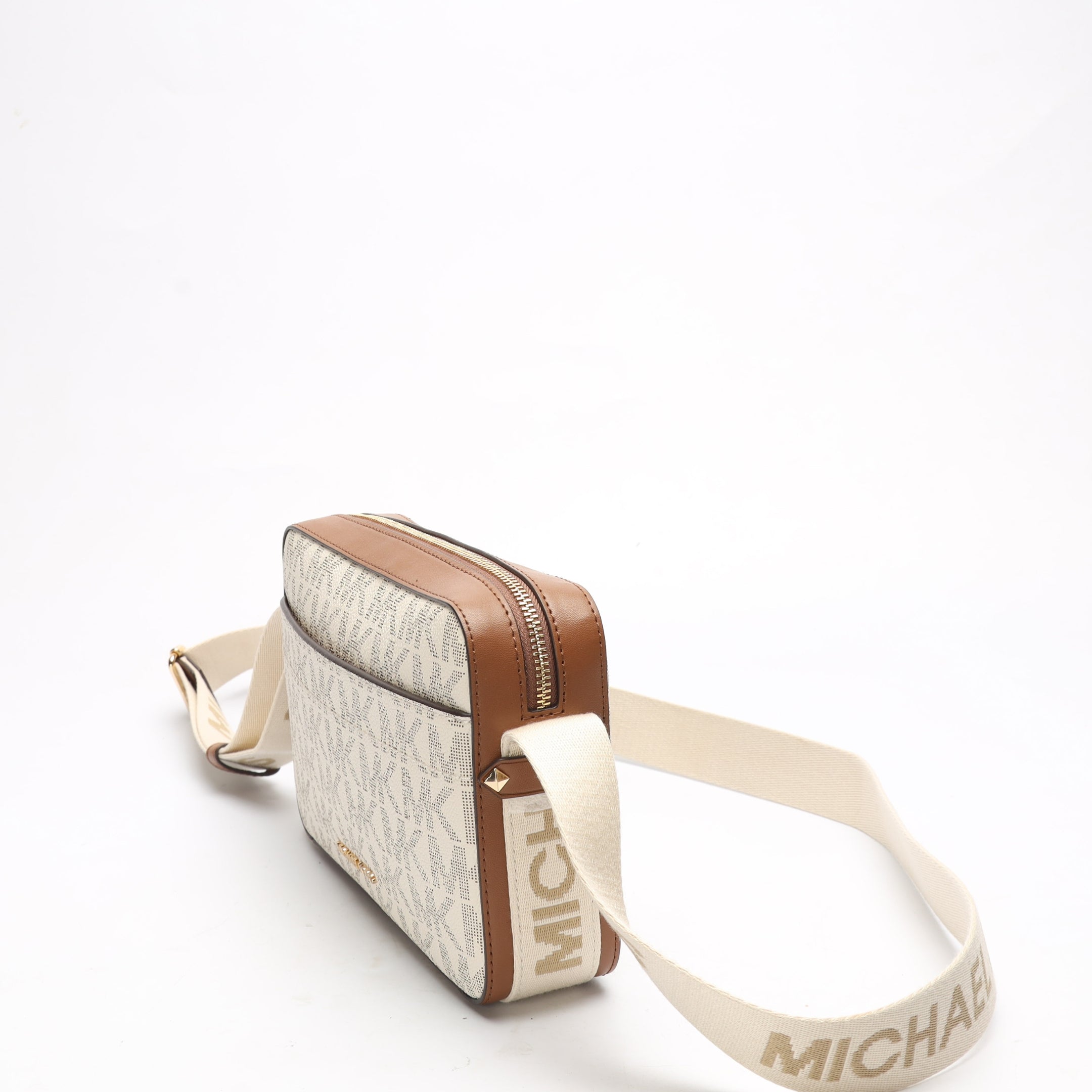 Michael Kors Vanilla Acorn Maeve Crossbody Bag