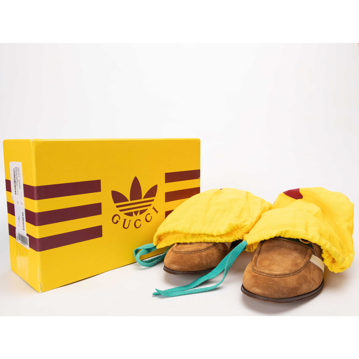 Gucci x Adidas Web Accent Loafers