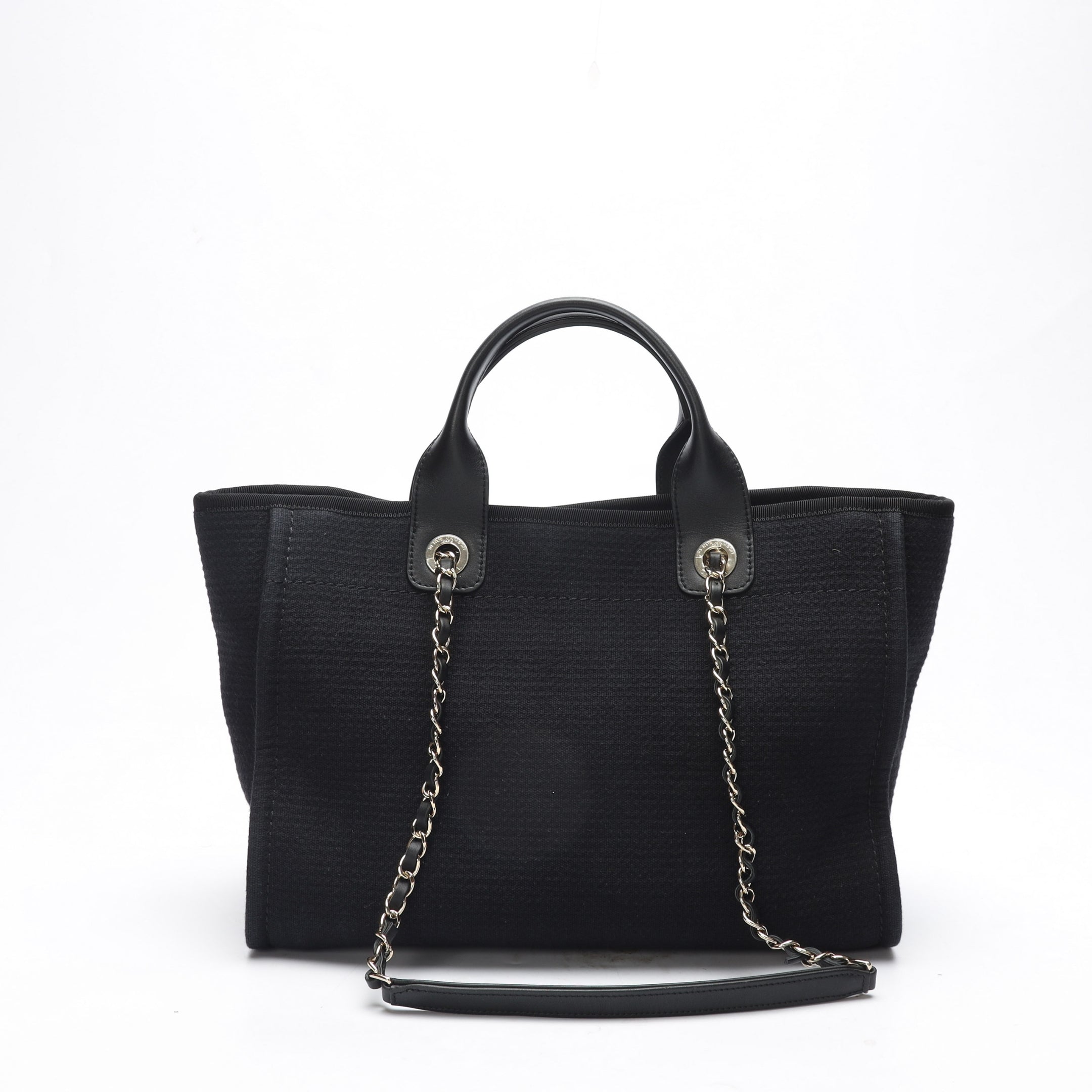 Chanel Black Deauville Tote