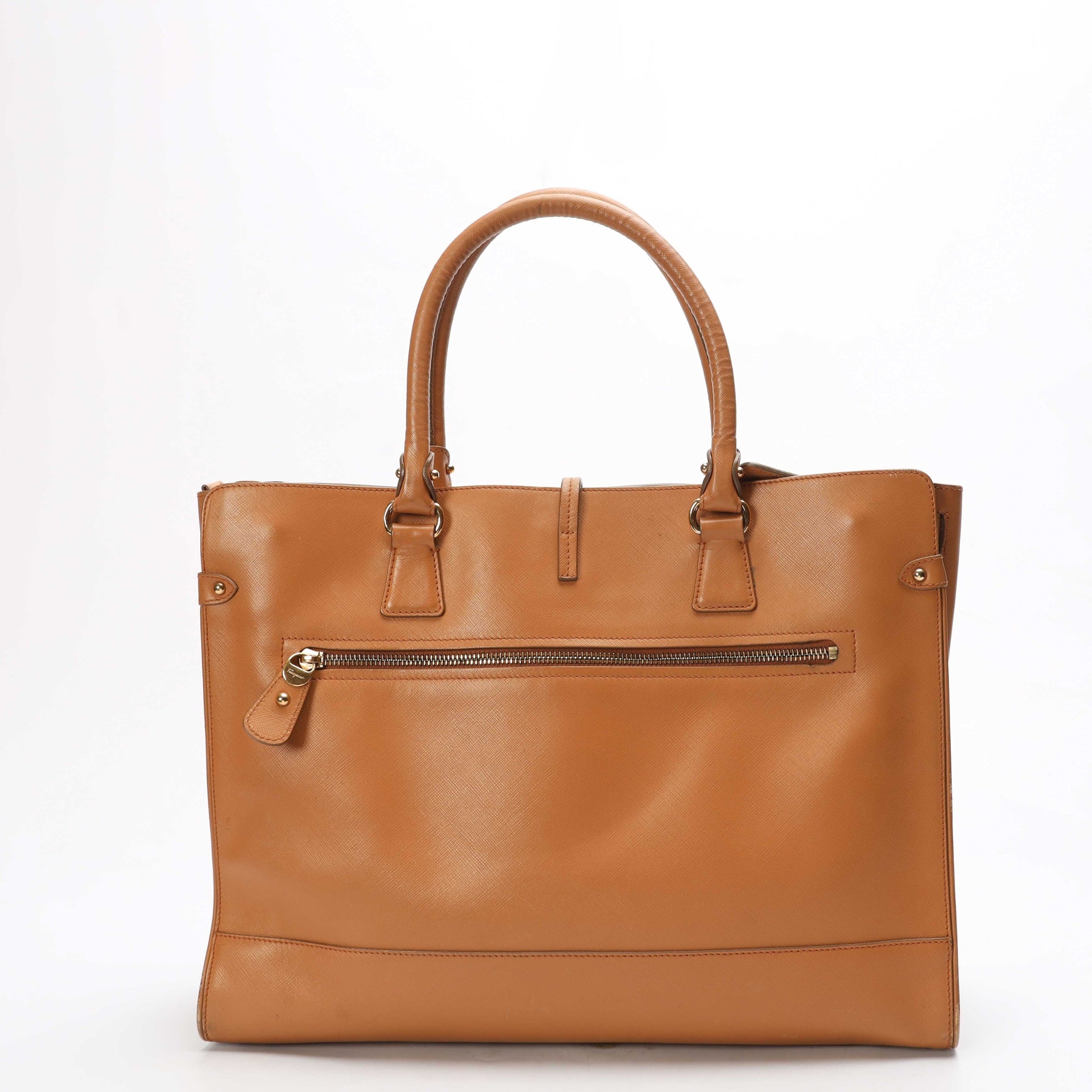Salvatore Ferragamo Brown Briana Tote