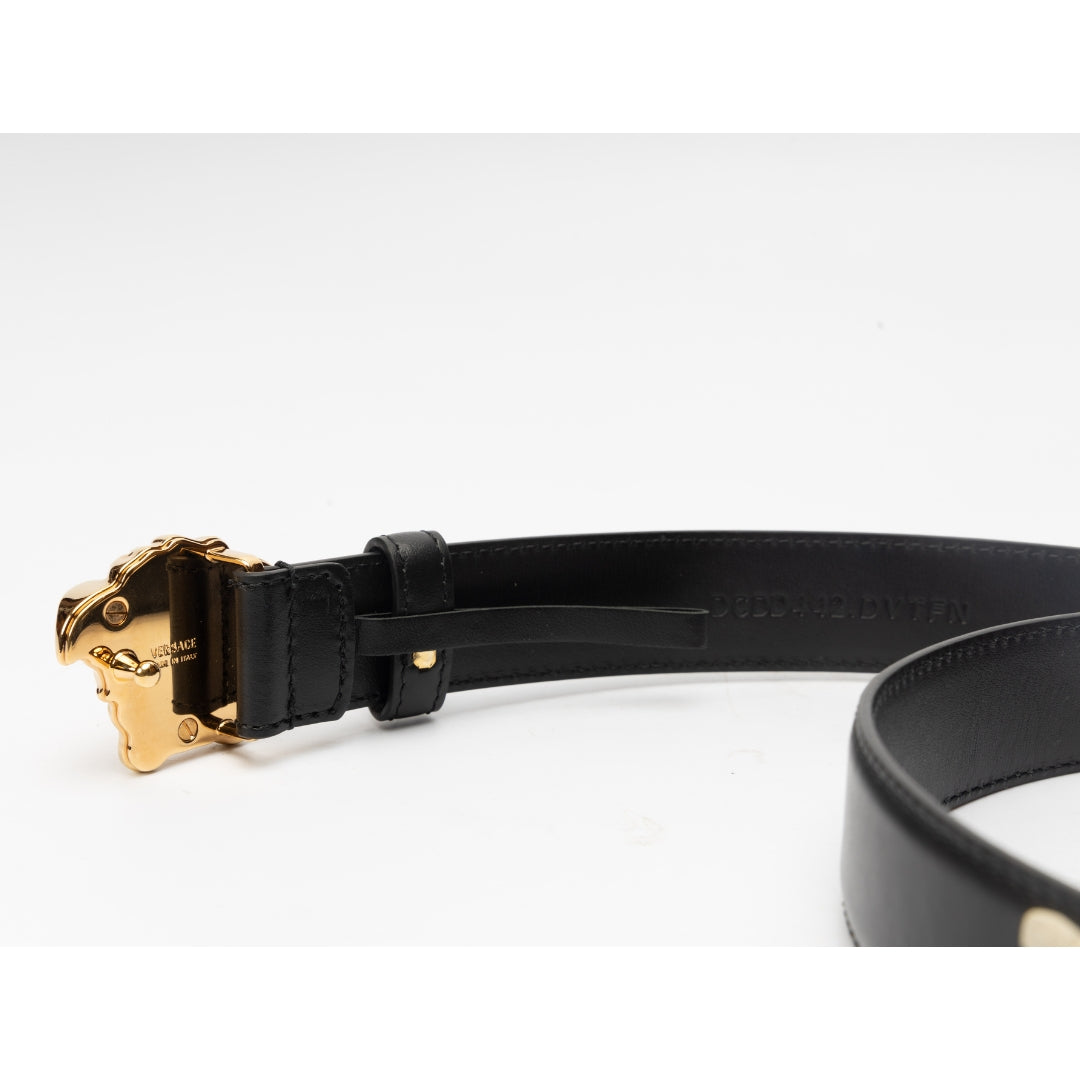 Versace La Medusa Leather Belt