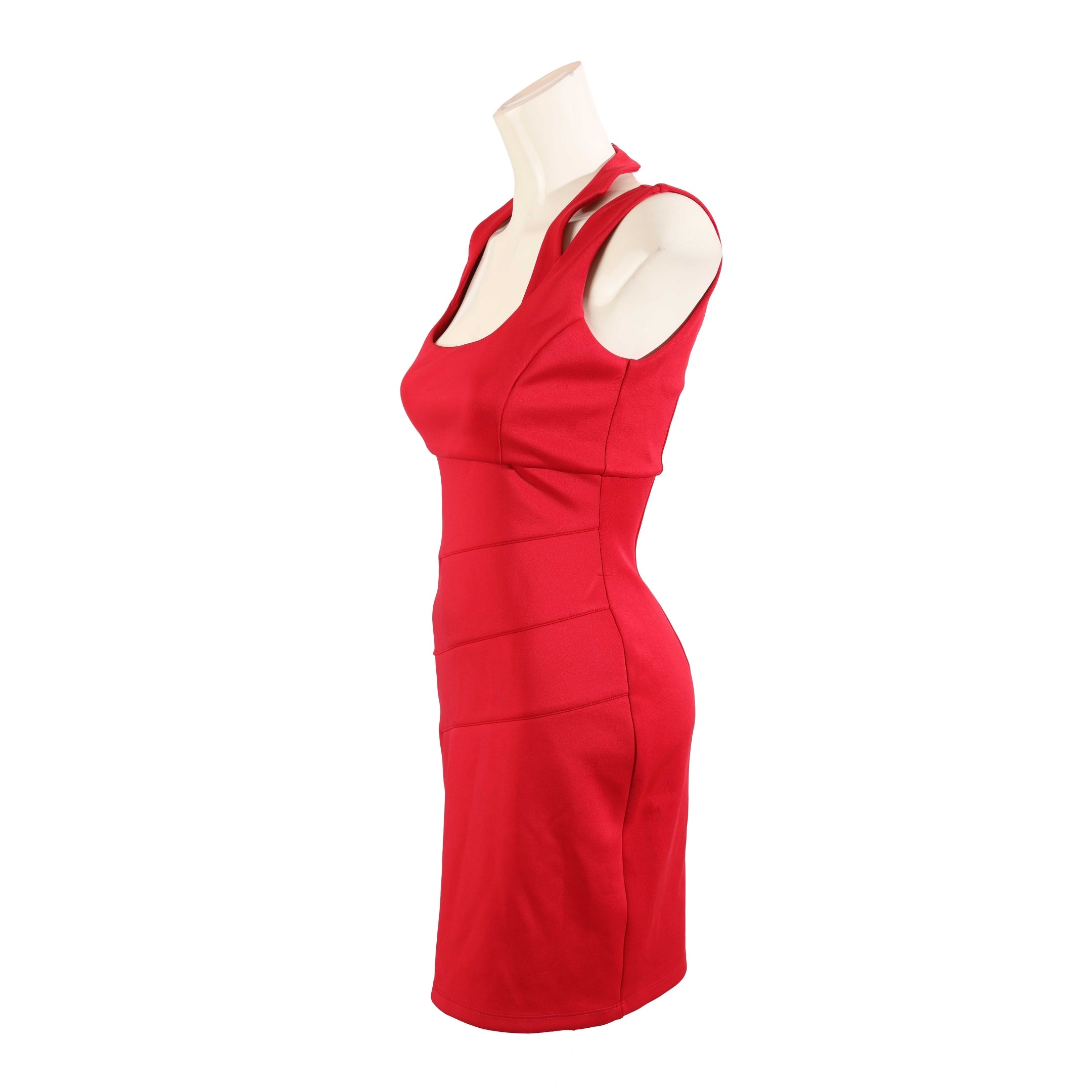 Guess Red Scuba Bodycon Dress