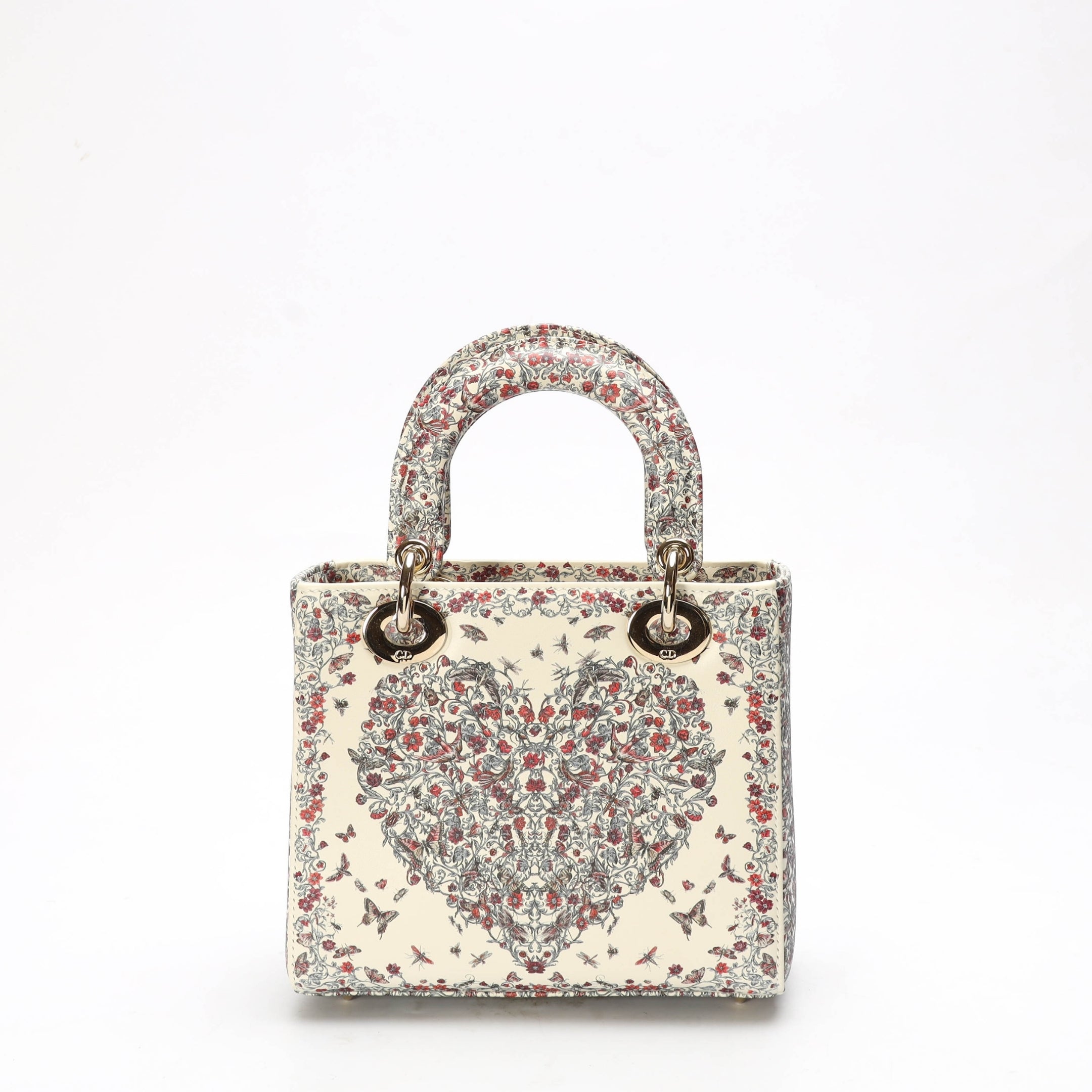 Dior Multicolor Amour de Roses Print Small Lady Dior Bag