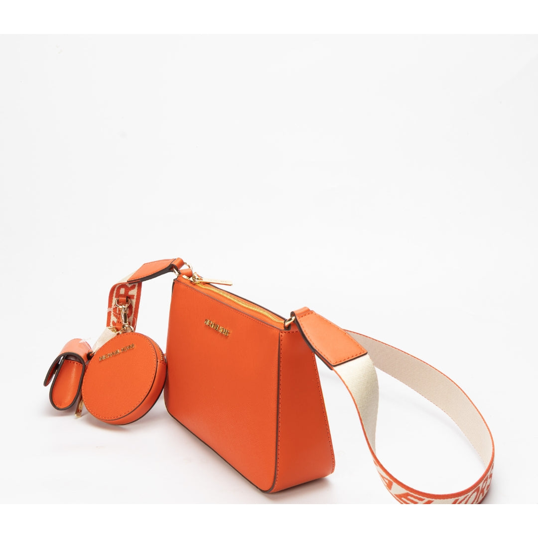 Michael Kors Jet Set Orange Crossbody Bag Airpods Pro Case