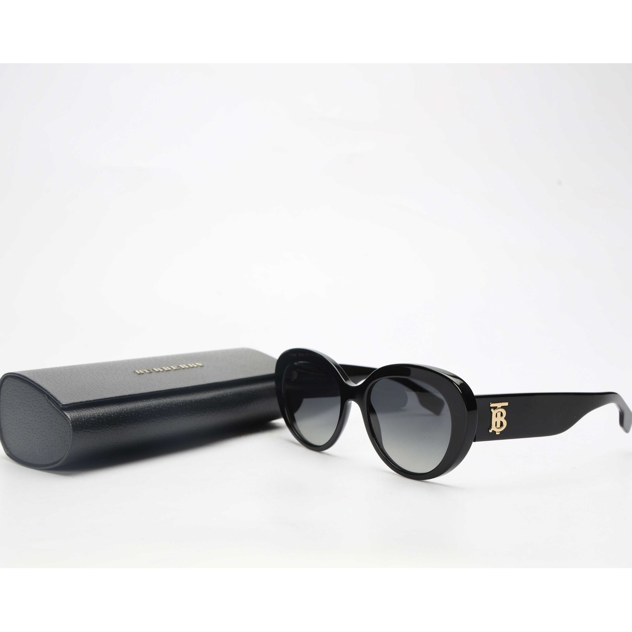 Burberry Black Gradient Cat-Eye Sunglasses