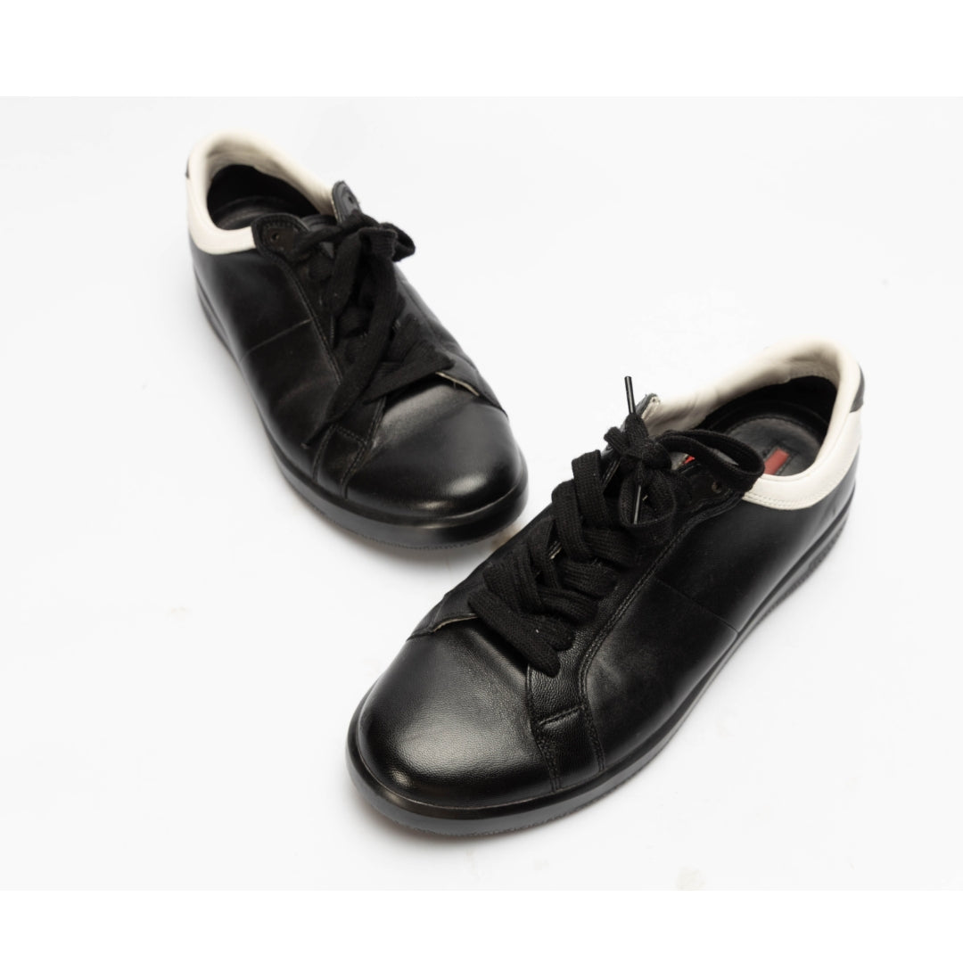 Prada Black Snazzola Sneakers