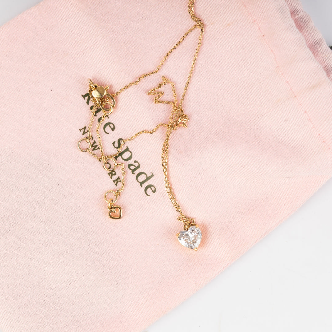 Kate Spade My Love April Heart Pendant
