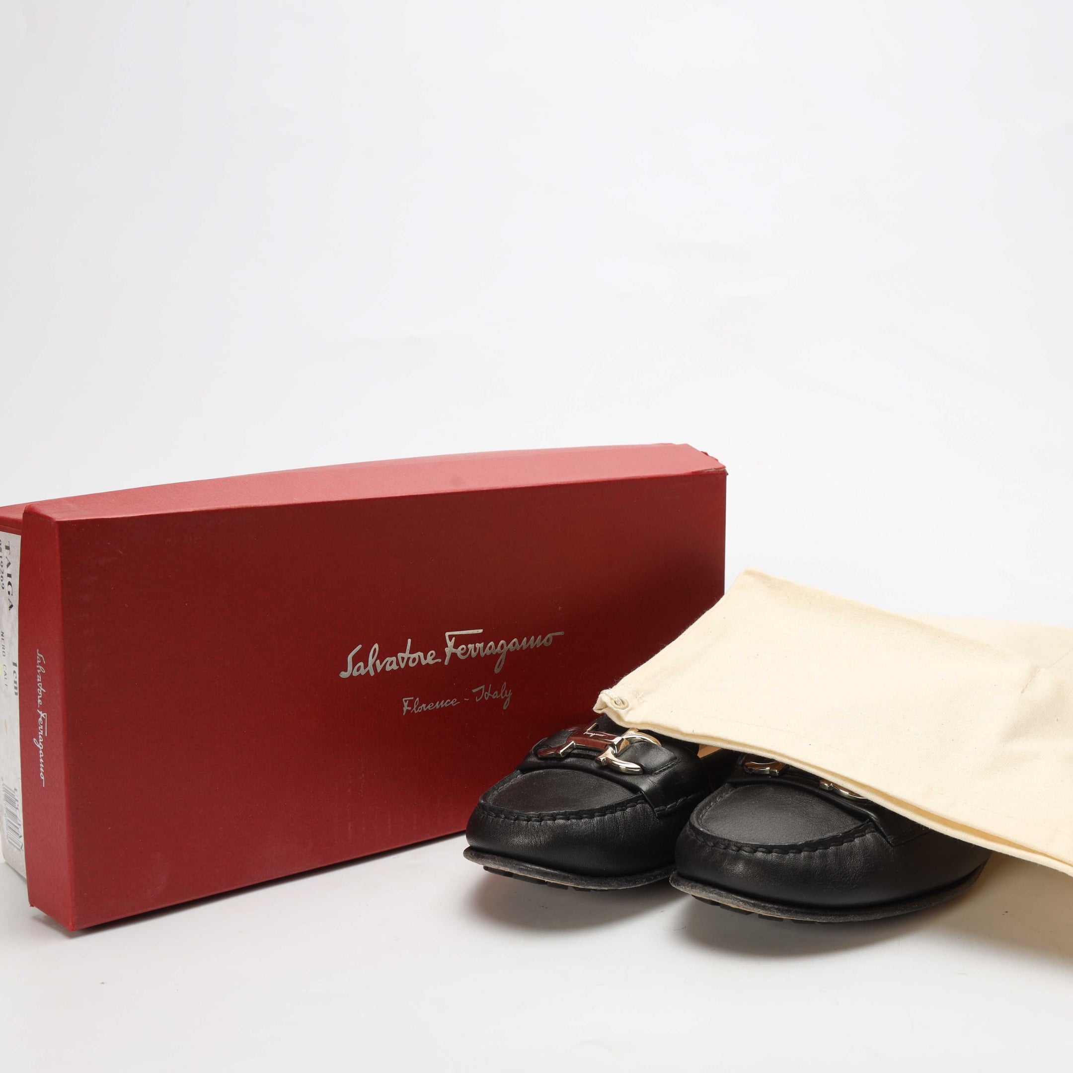 Salvatore Ferragamo Gancini Ornament Moccasins