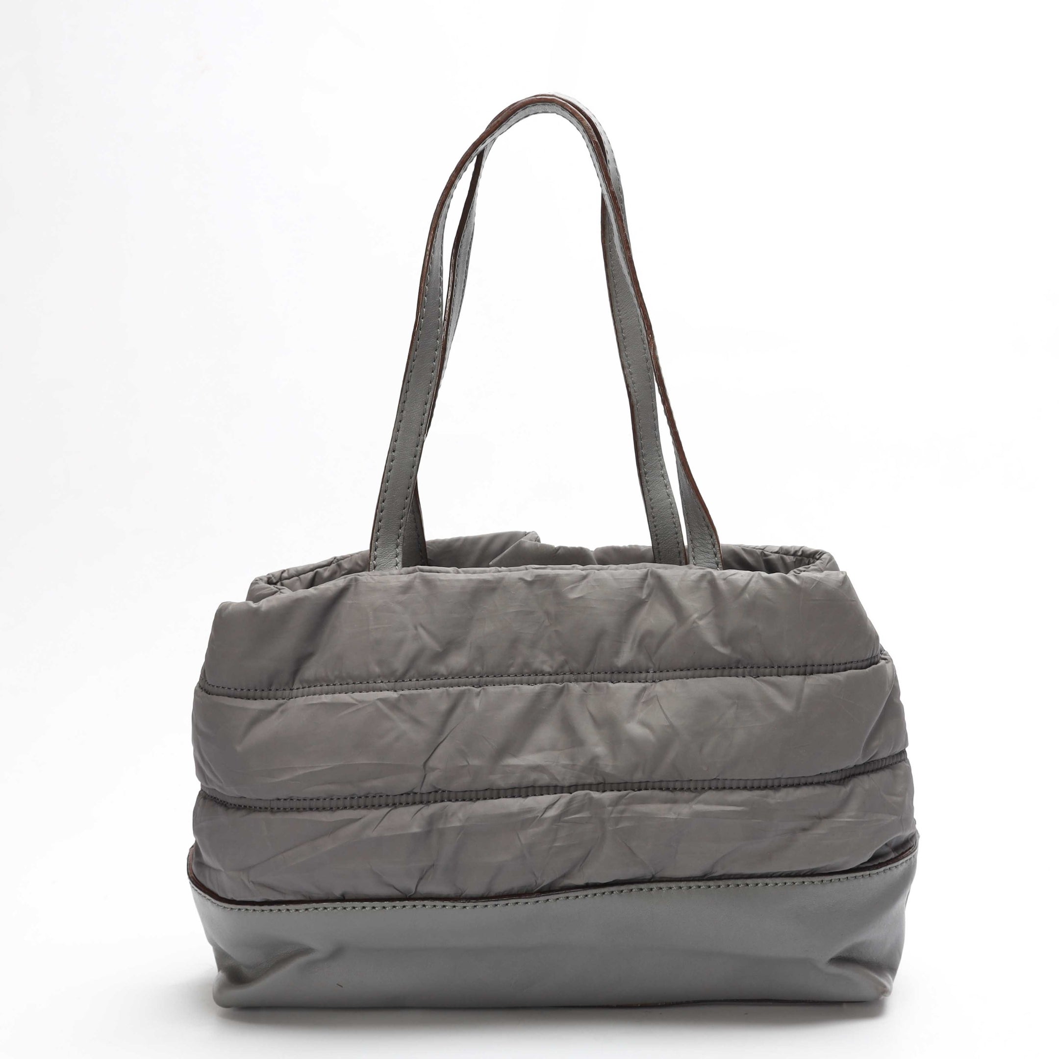 Kate Spade Grey Puffed Bow Shoulder Bag