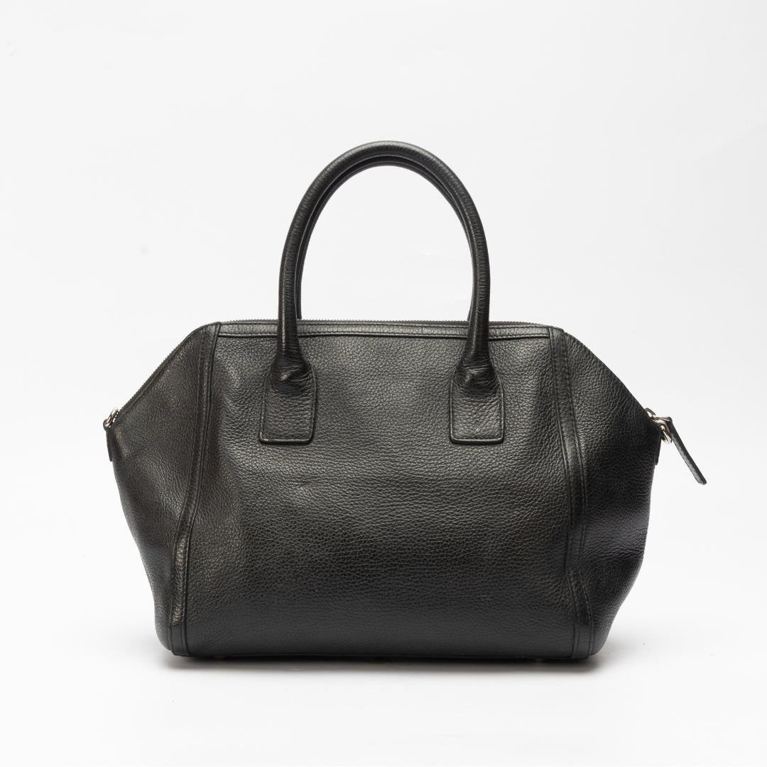 Furla Pebbled Leather Satchel