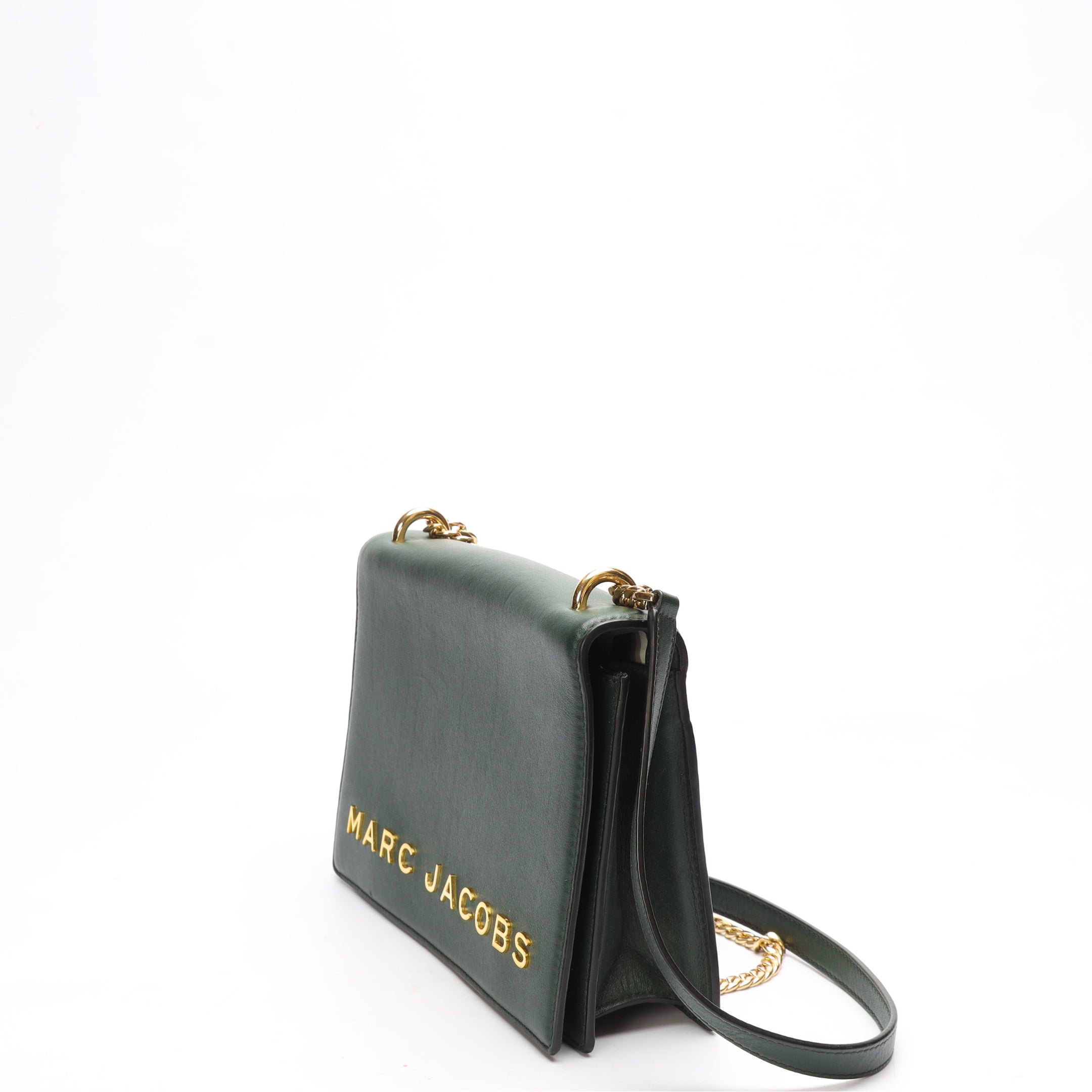 Marc Jacobs The Double Take Green Crossbody Bag
