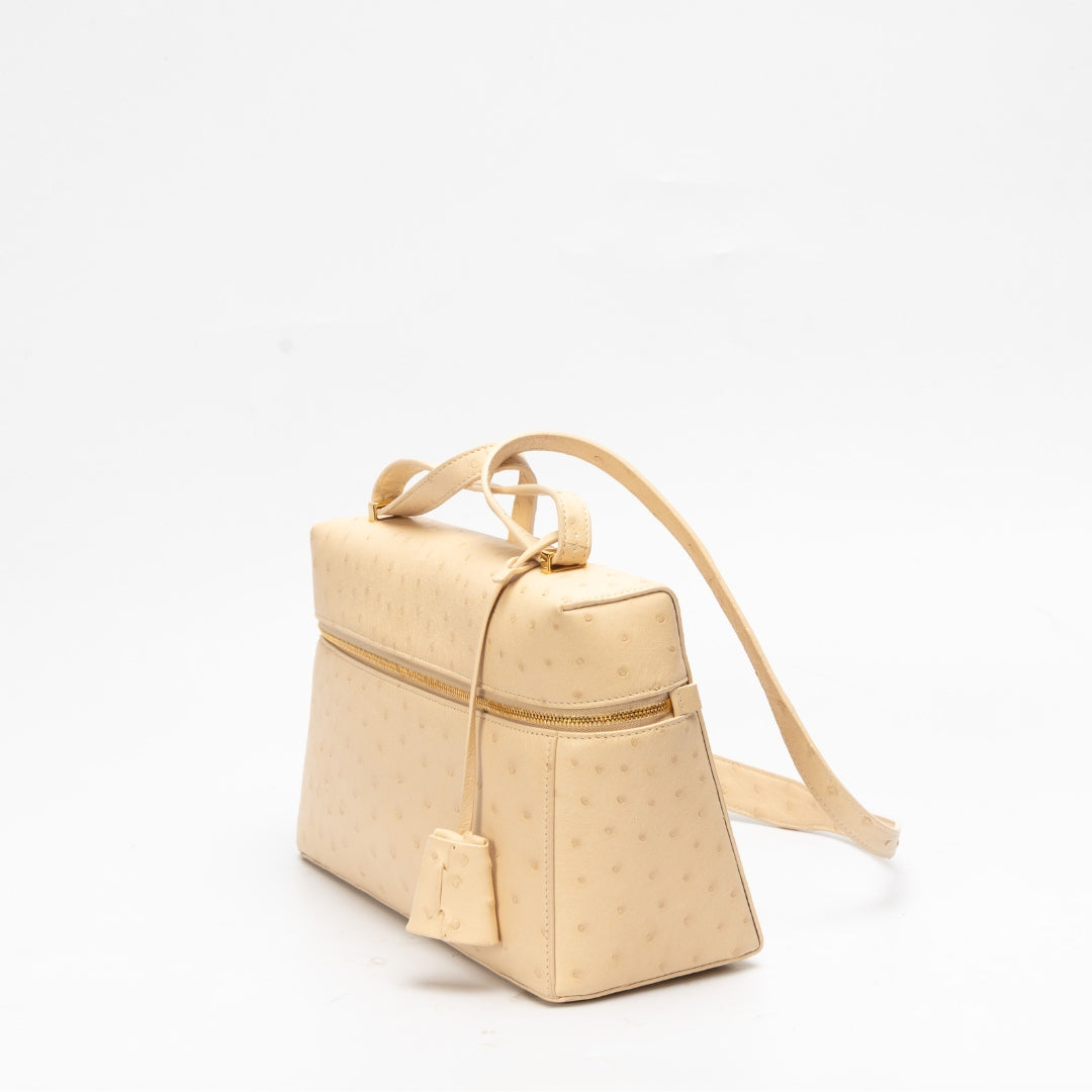 Loro Piana Ostrich Leather Extra Bag L27