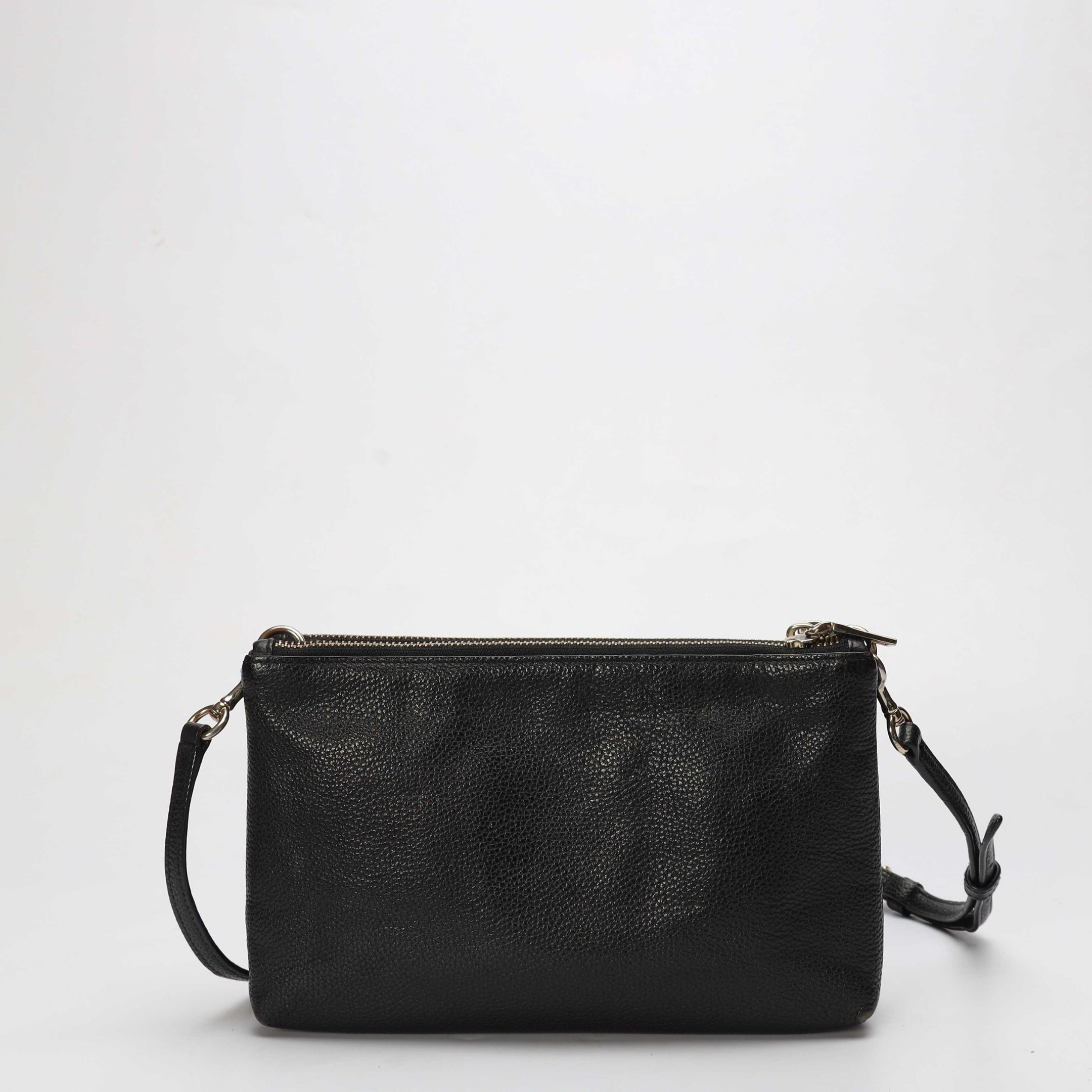 Coach Black Double Zip Crossbody Bag