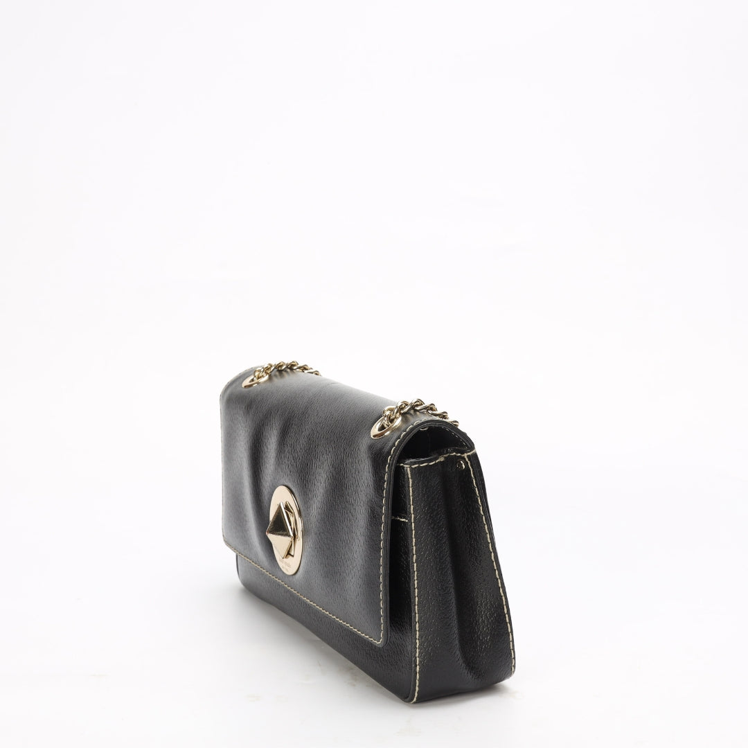 Kate Spade Black Twistlock Crossbody Bag