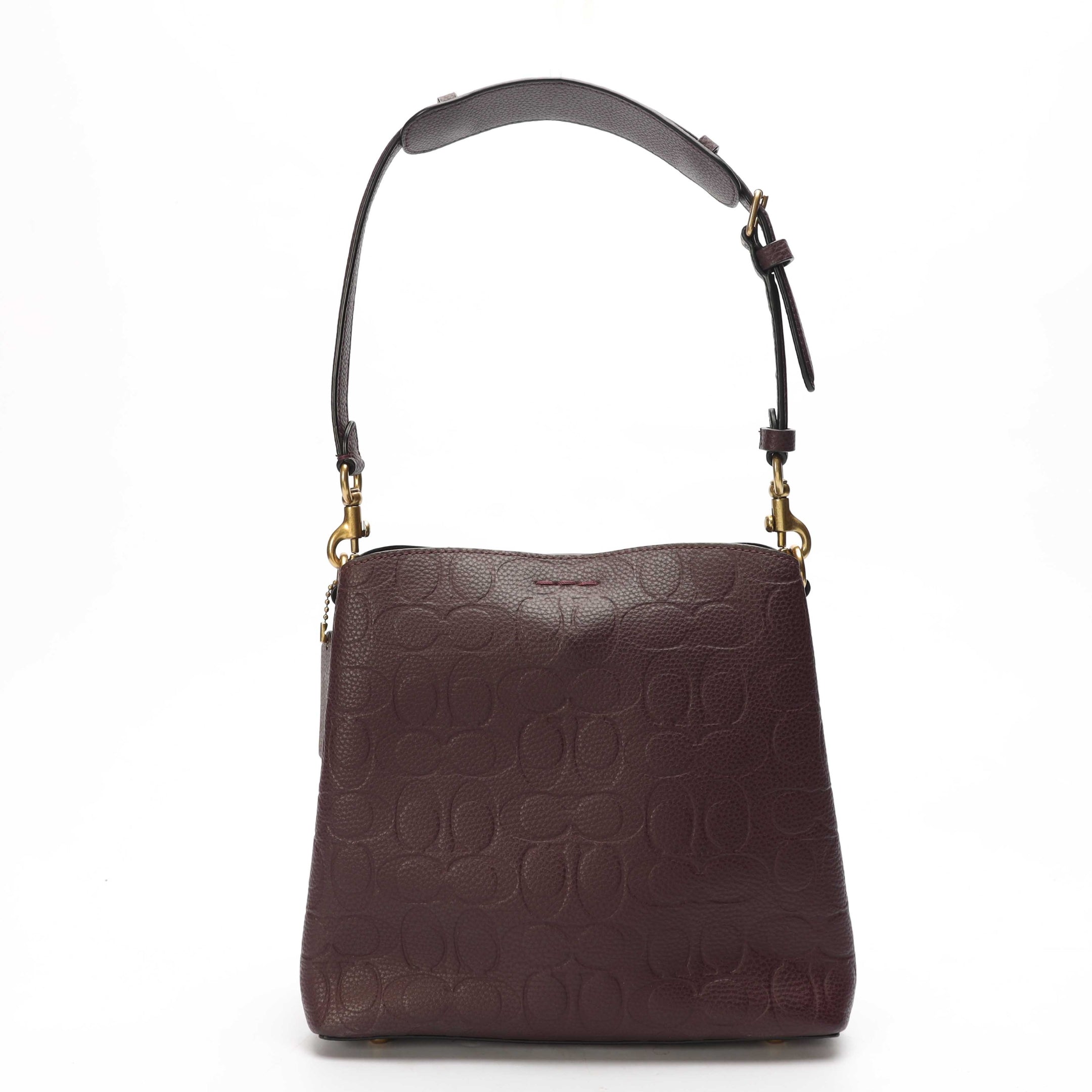 Coach Willow Signature Leather Bucket Bag