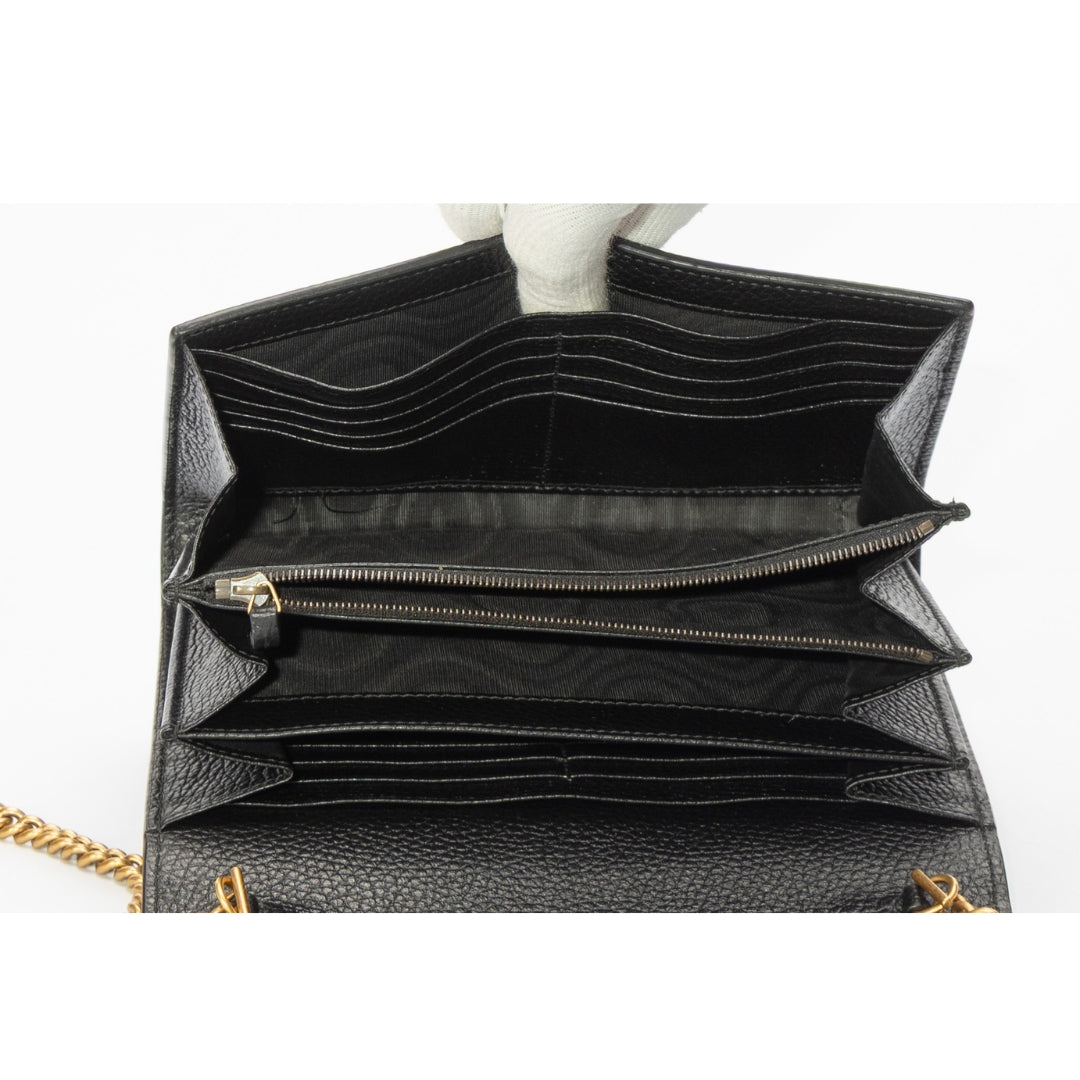 Gucci GG Marmont Black Mini Chain Bag