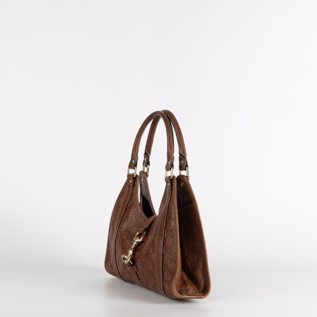 Gucci Guccissima Leather Bardot Joy Hobo Bag
