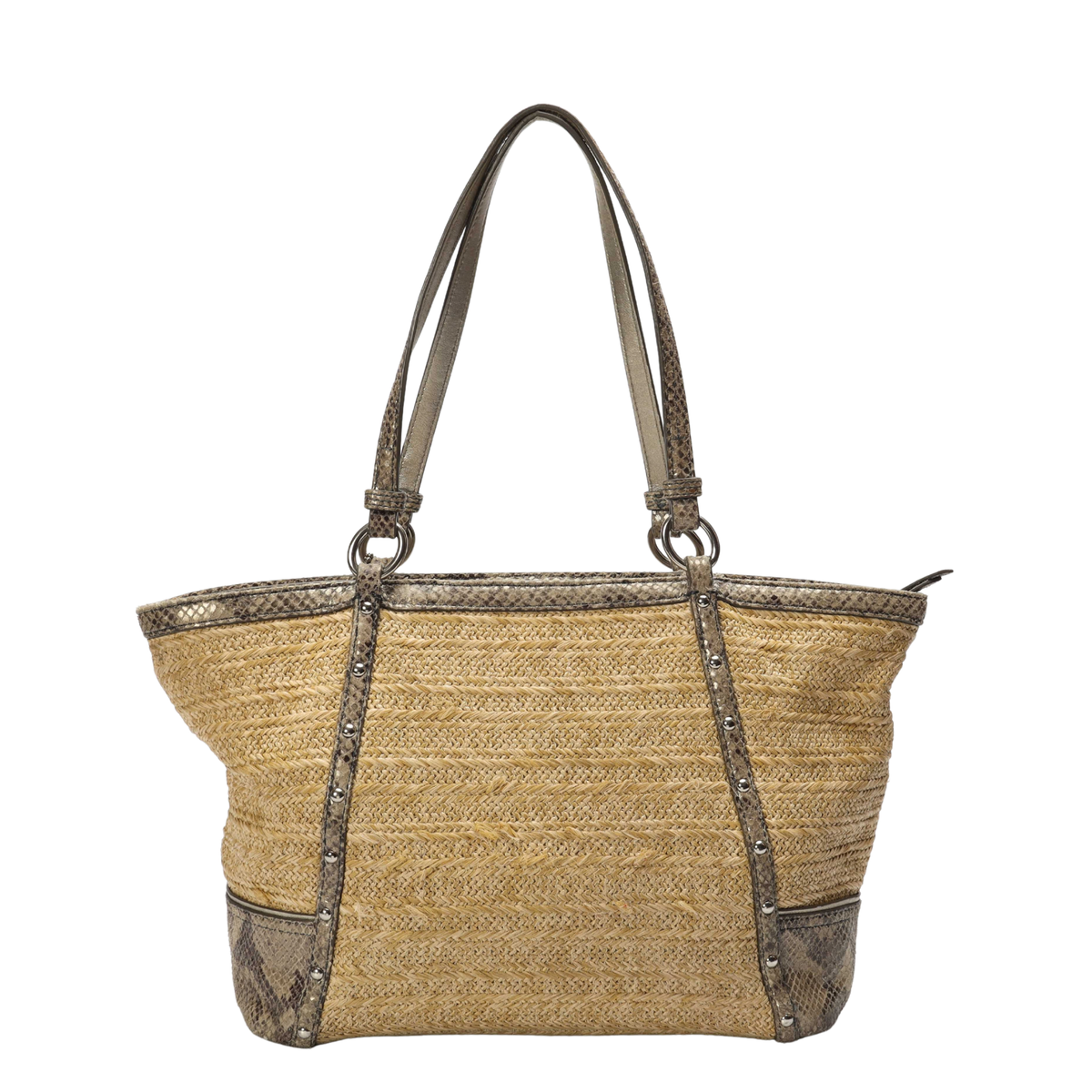 Coach Alexandra Straw Tote