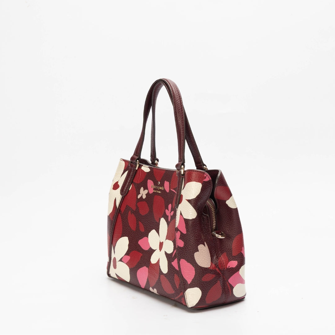 Kate Spade Jackson Floral Triple Compartment Shoulder Bag