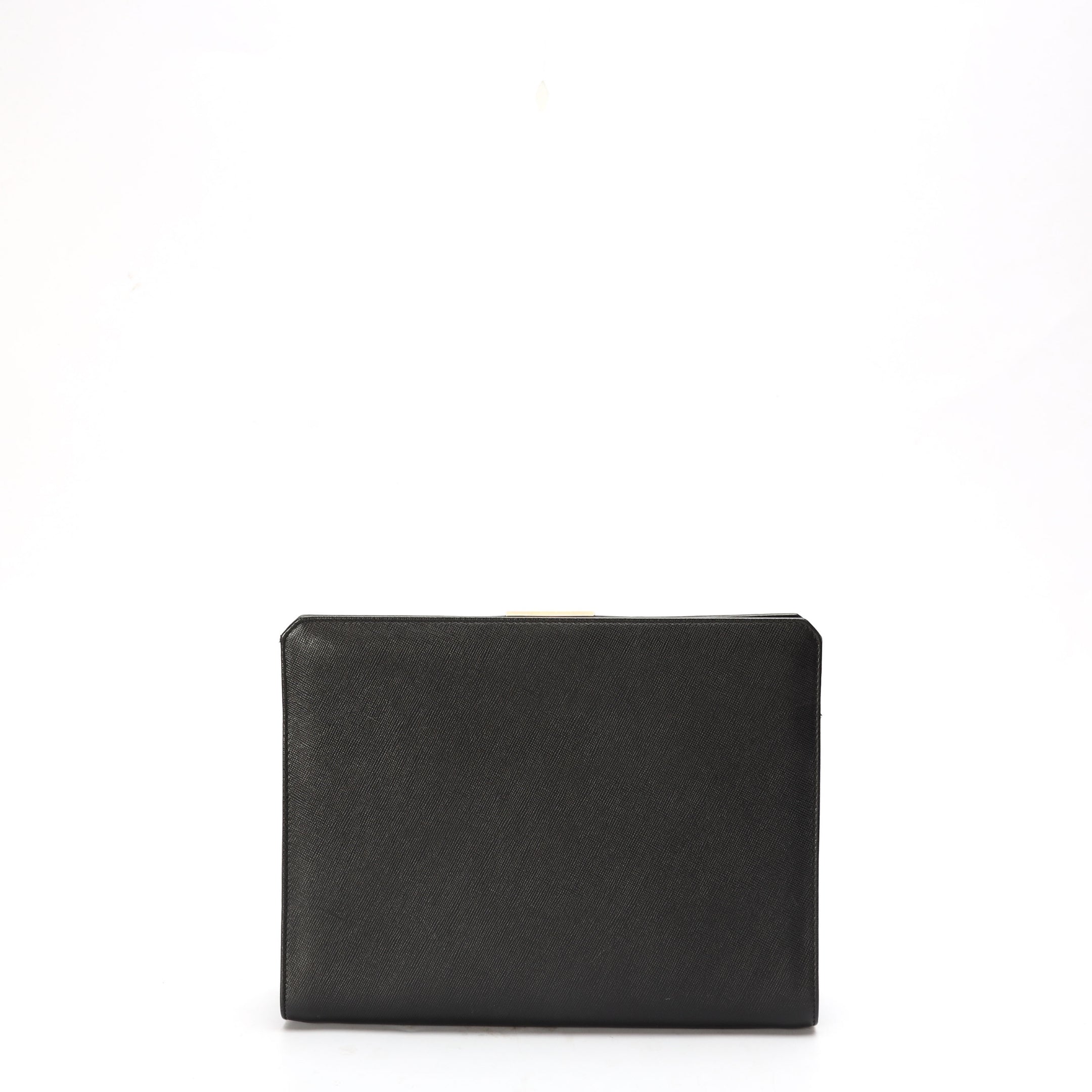 Salvatore Ferragamo Black Diana clutch