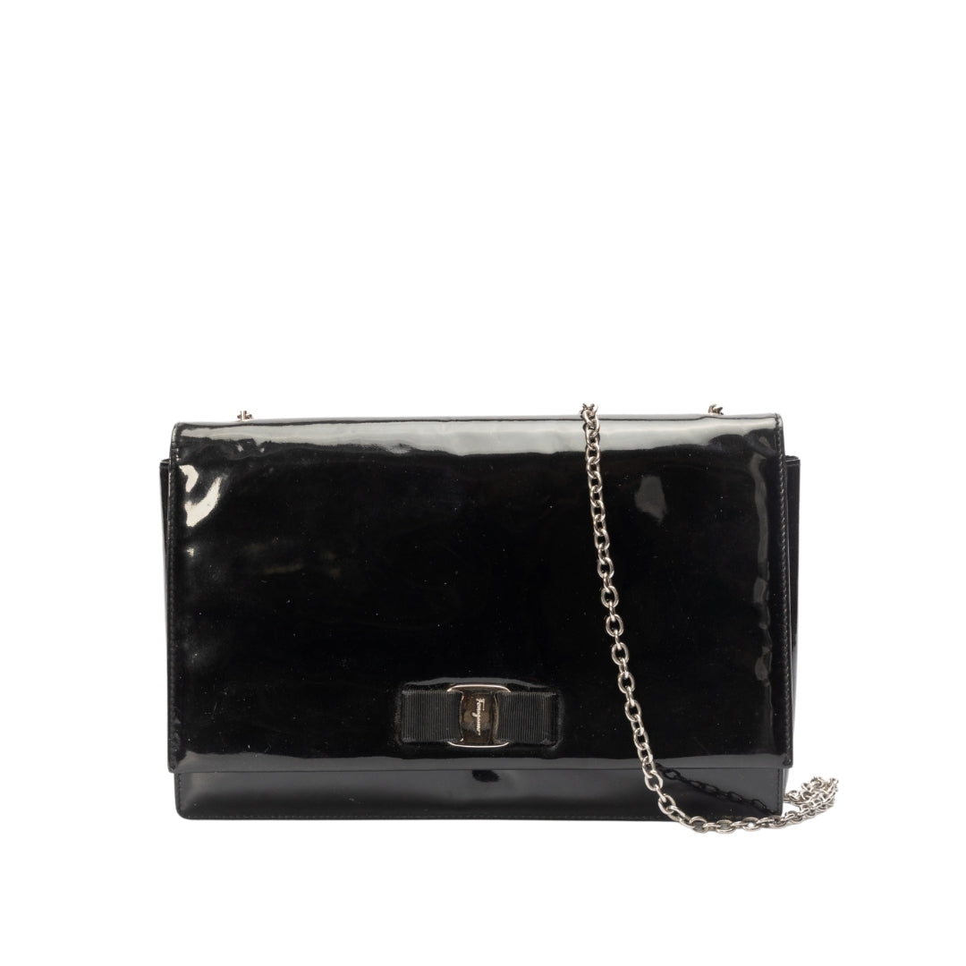 Salvatore Ferragamo Patent Leather Crossbody Bag