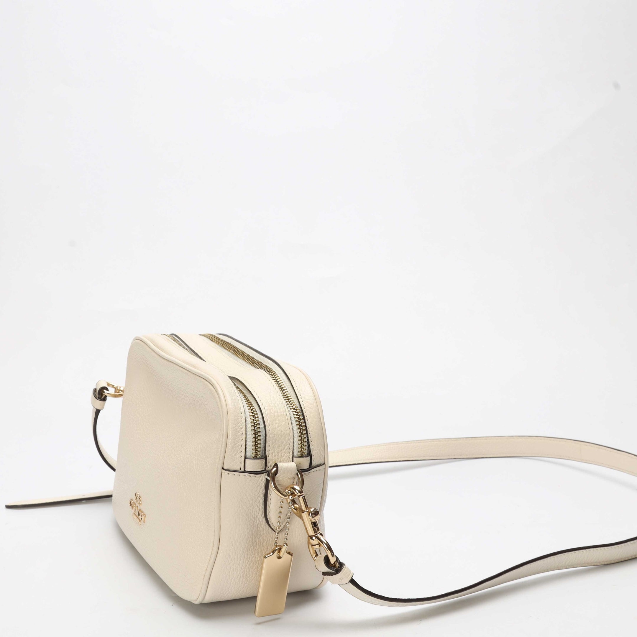 Coach White Mini Jamie Camera Bag