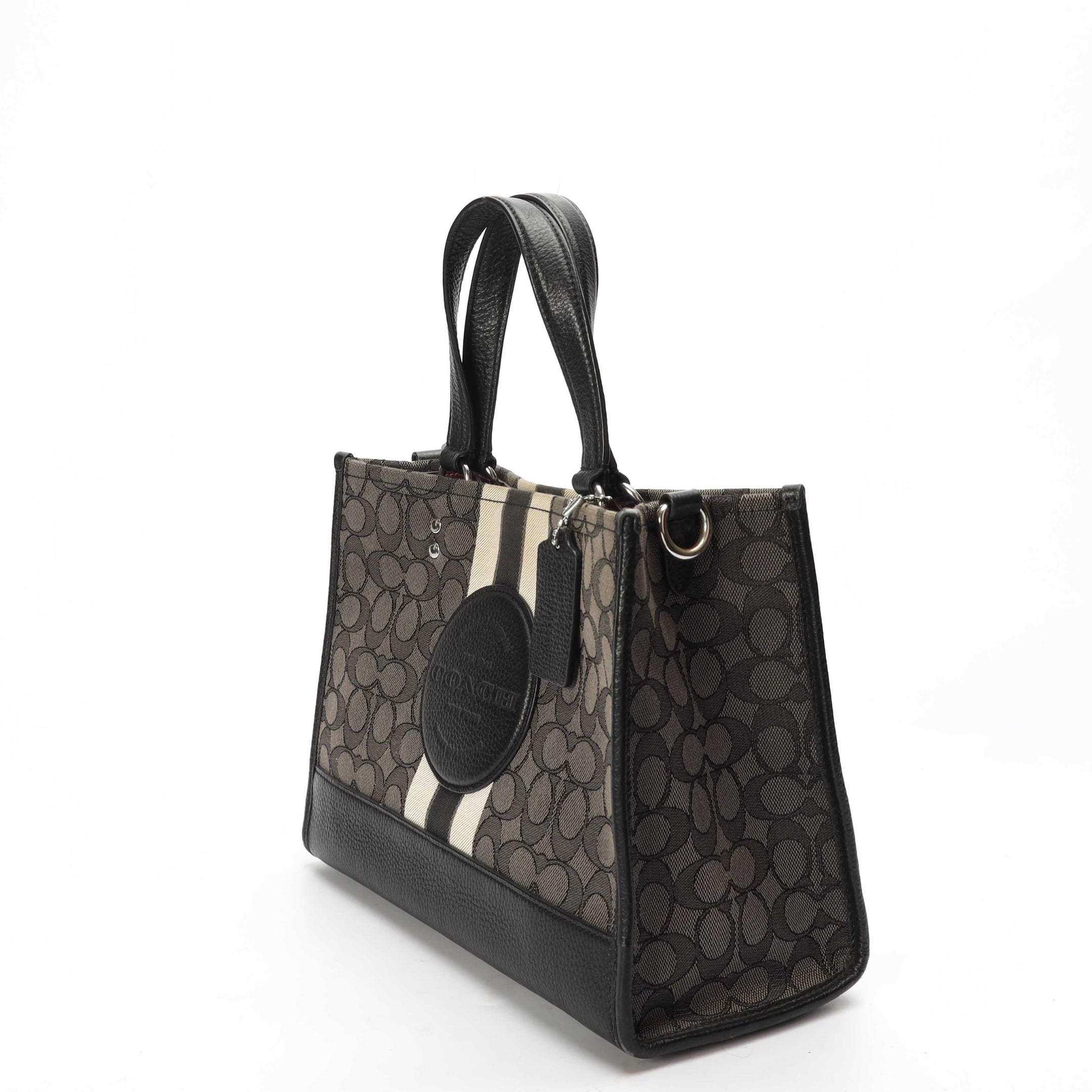Coach Dempsey Black Carryall Satchel