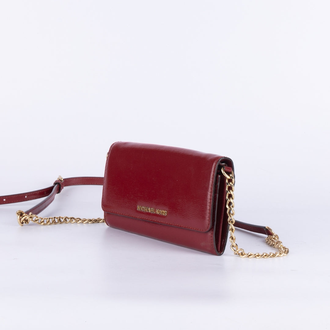 Michael Kors Leather Daniela Crossbody Bag