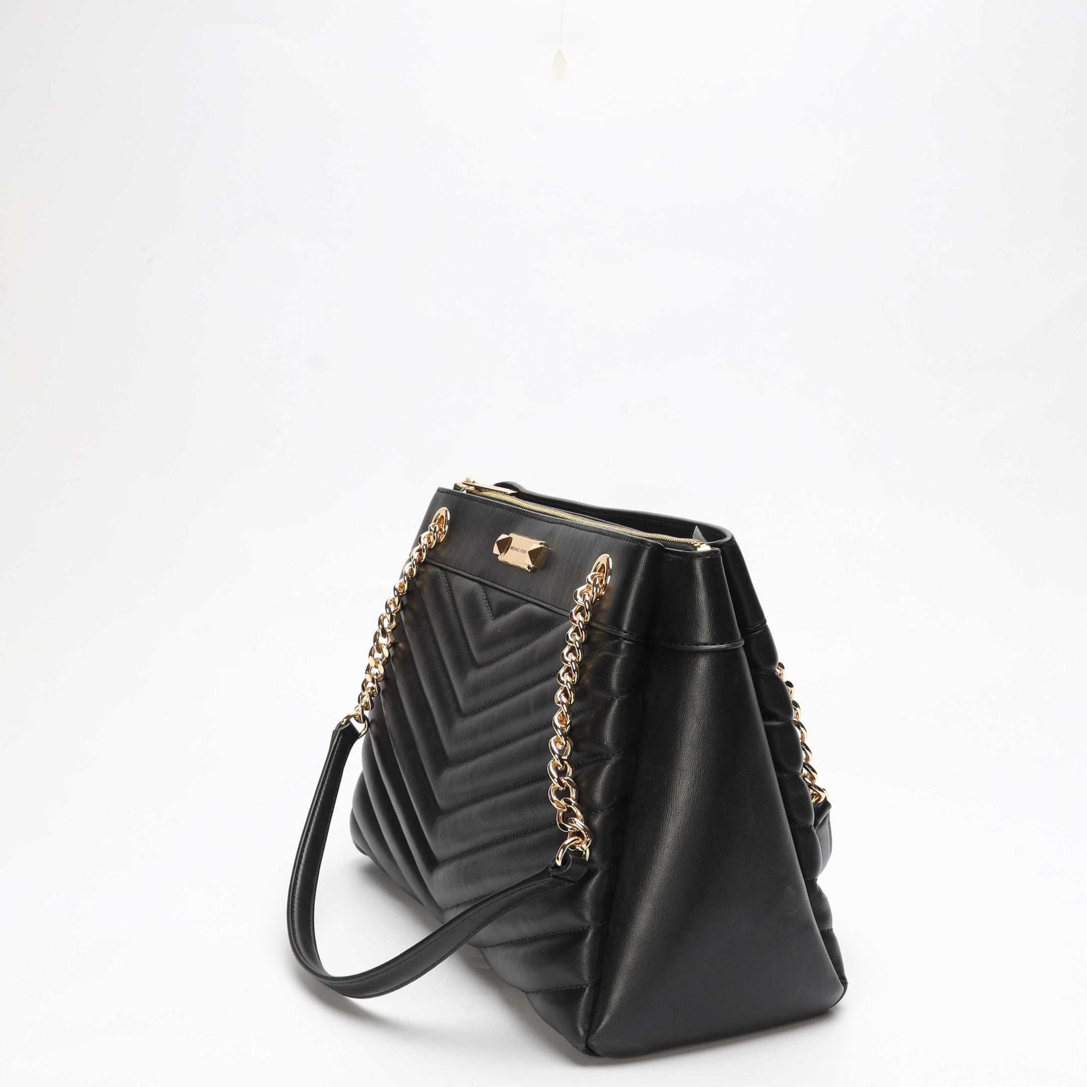 Michael Kors Whitney Black Medium Quilted Tote