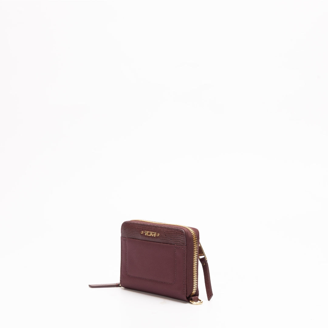 Tumi Voyageur Tri-Fold Zip-Around Wallet