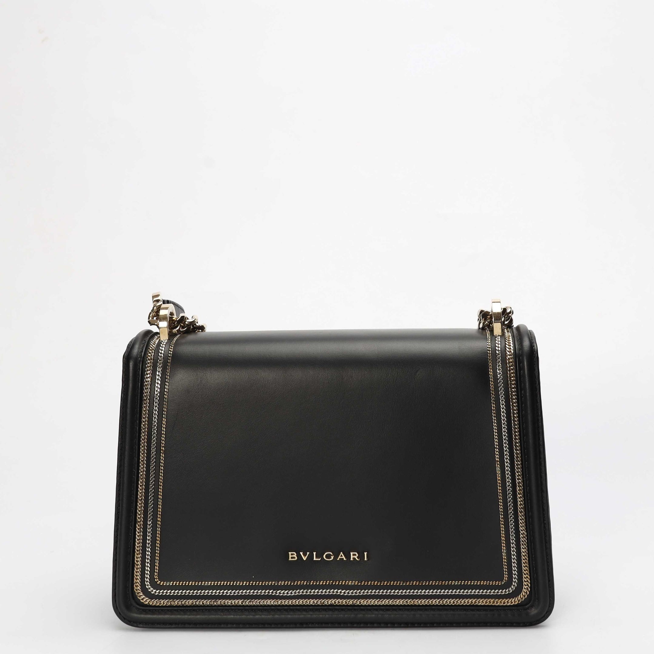 Bvlgari Blast Black Serpenti Diamond Crossbody Bag