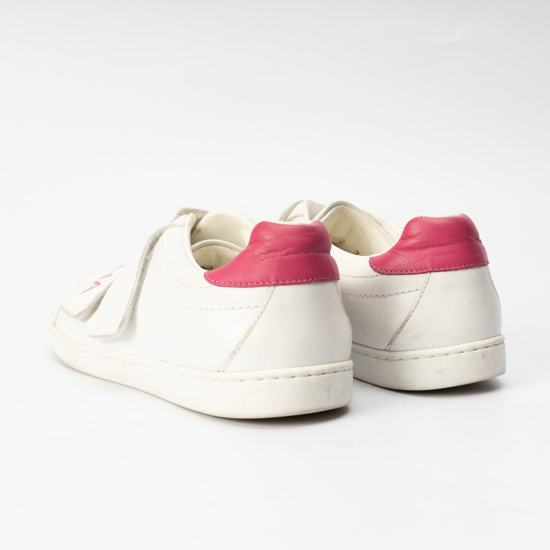 Dolce & Gabbana Leather Logo Velcro Straps Sneakers