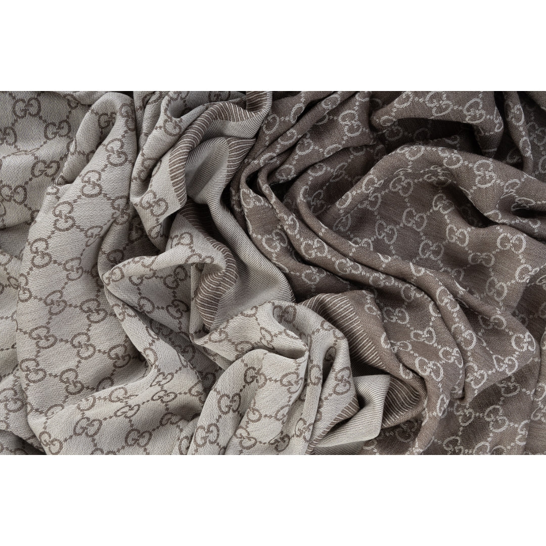 Gucci GG Guccissima Wool Silk Scarf