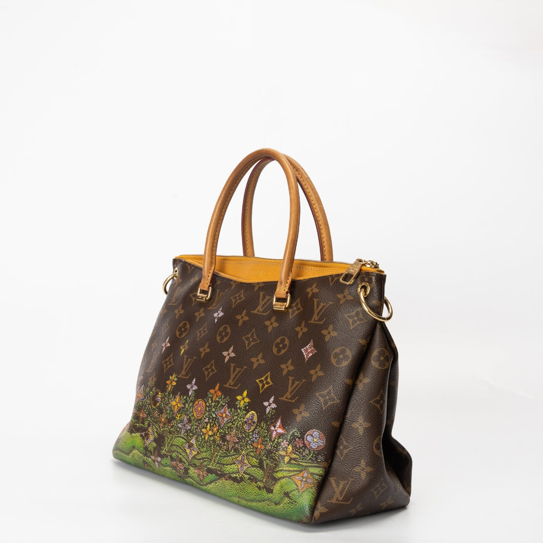 Louis Vuitton Brown Canvas Monogram Pallas MM Bag
