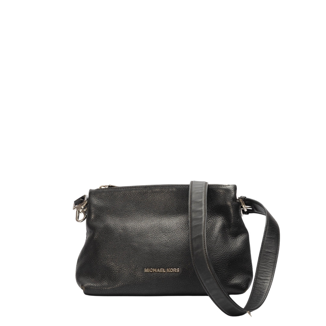 Michael Kors Black Signature Crossbody Bag - Main Image