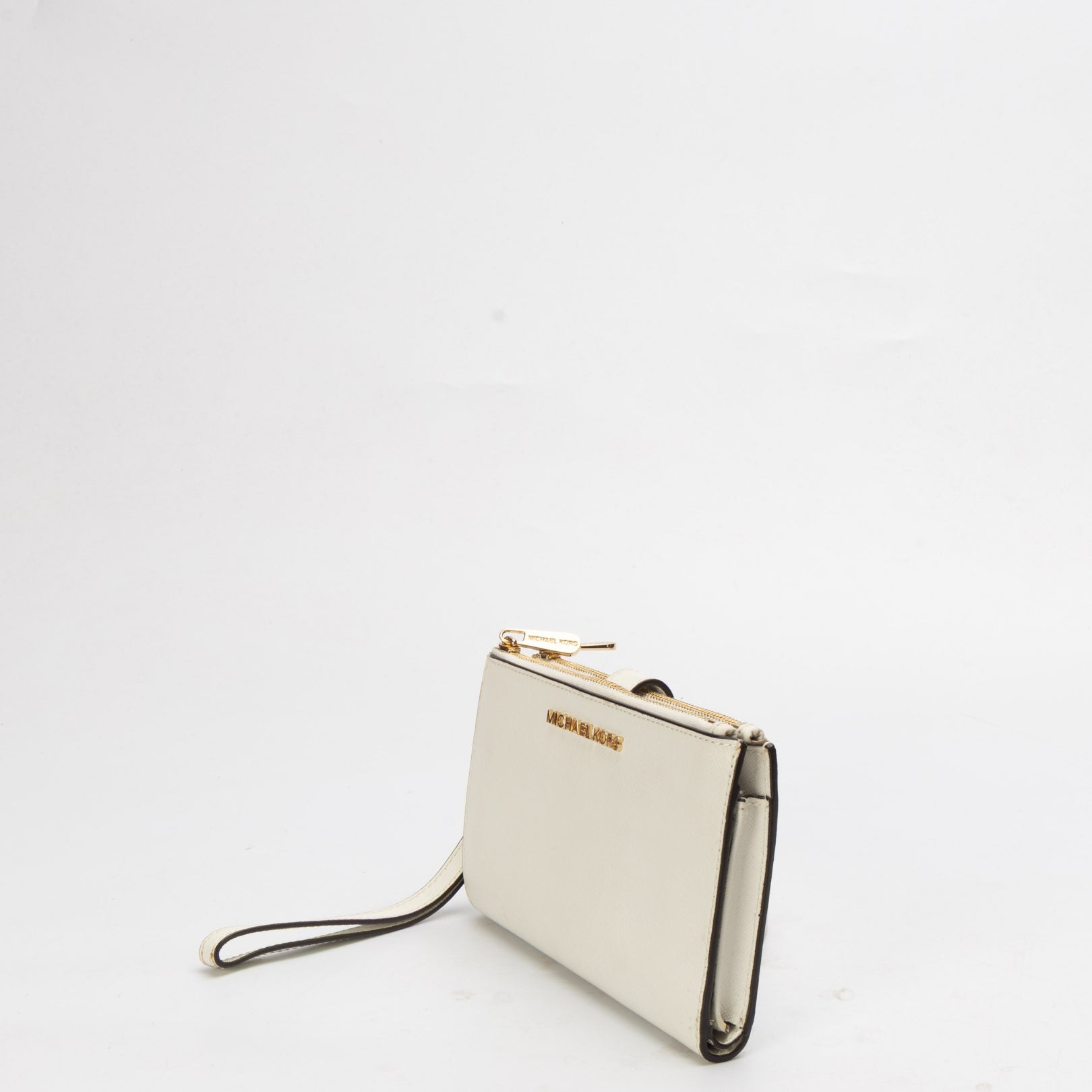 Michael Kors Jet Set White Zip Wallet