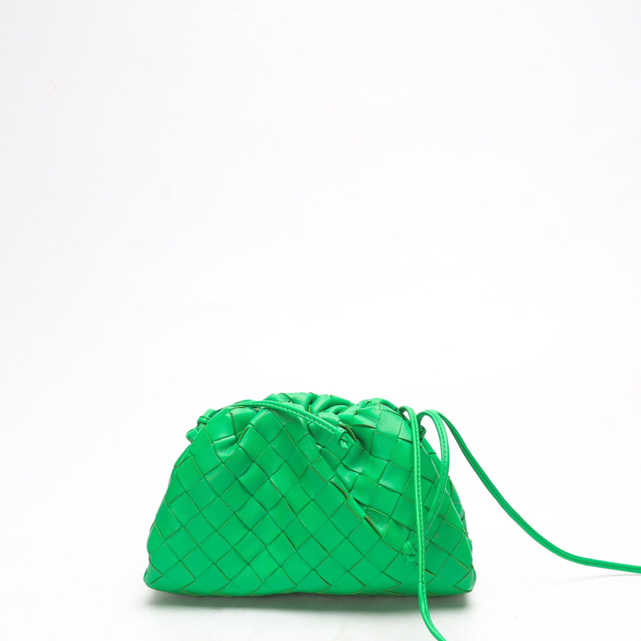 Bottega Veneta Green Mini Pouch 20 Clutch