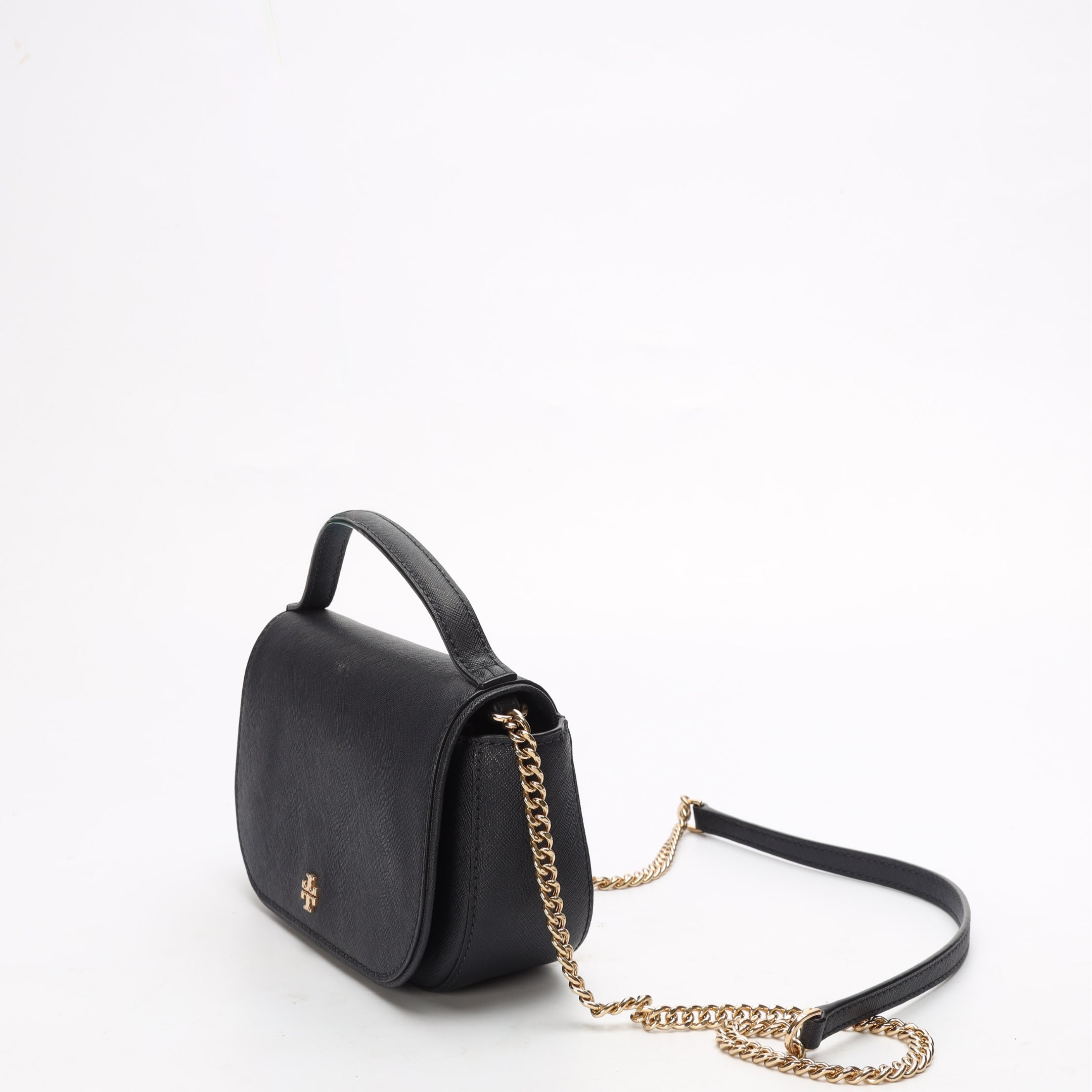 Tory Burch Emerson Black Mini Crossbody Bag