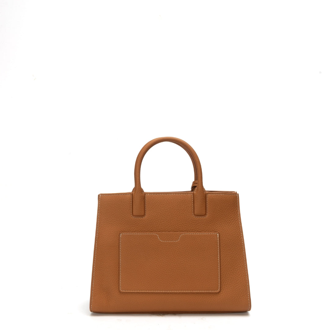 Burberry Tan Frances Convertible Tote