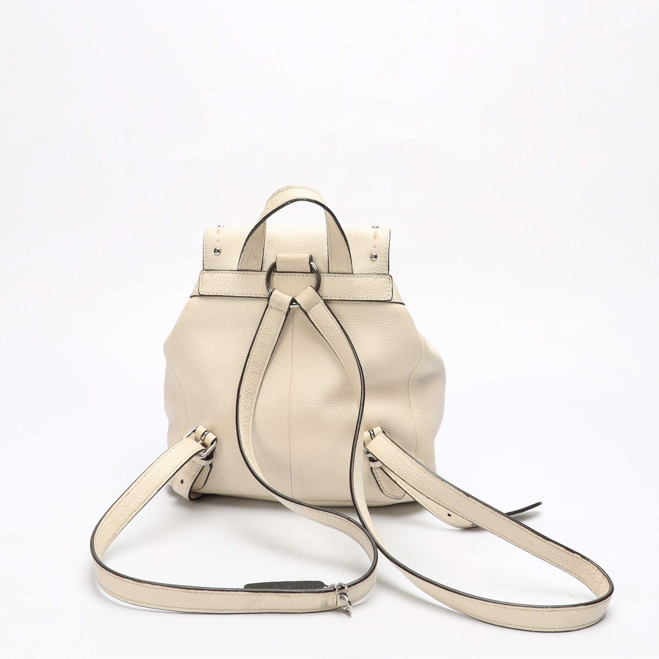 Coach White Billie Backpack