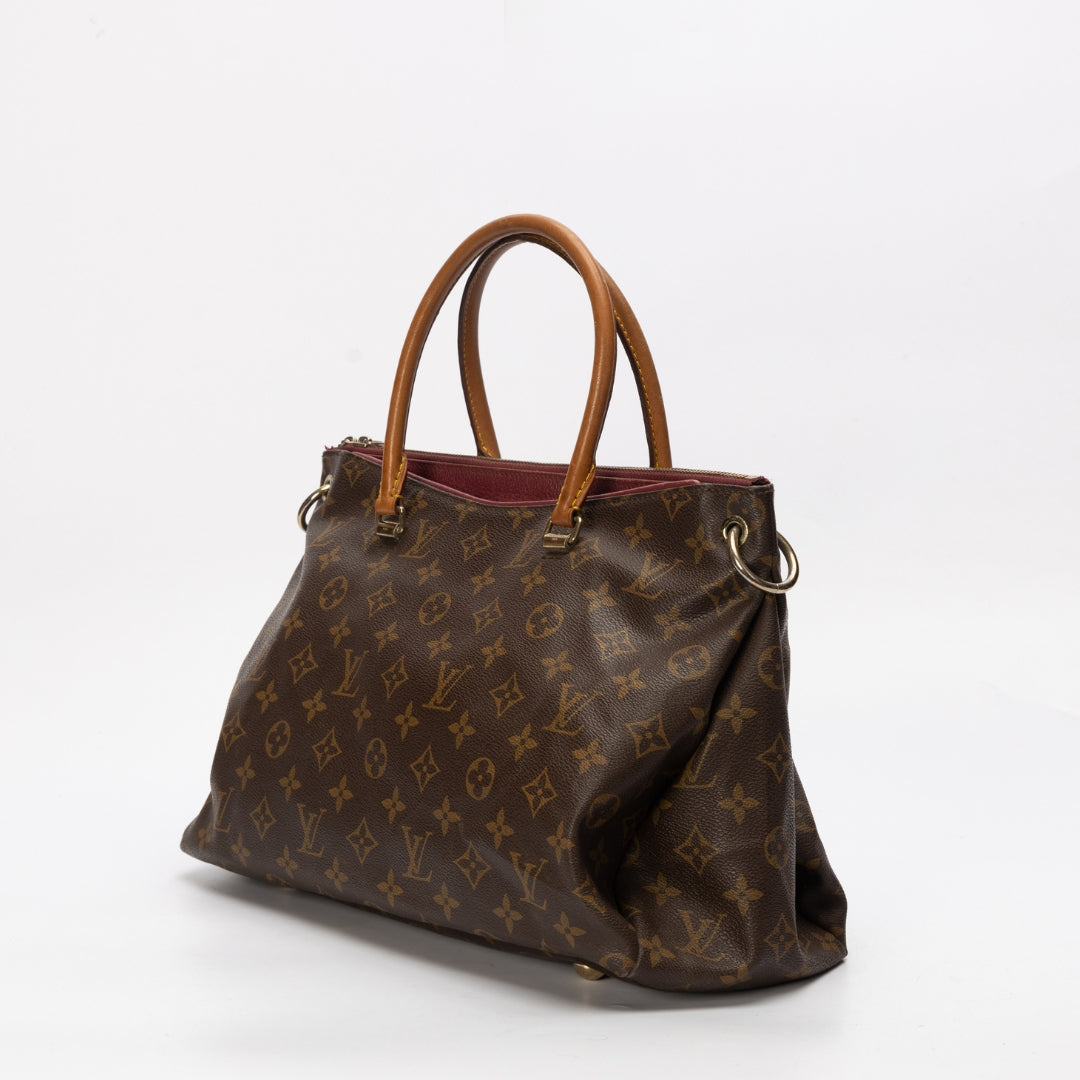 Louis Vuitton Monogram Canvas Pallas MM Shoulder Bag