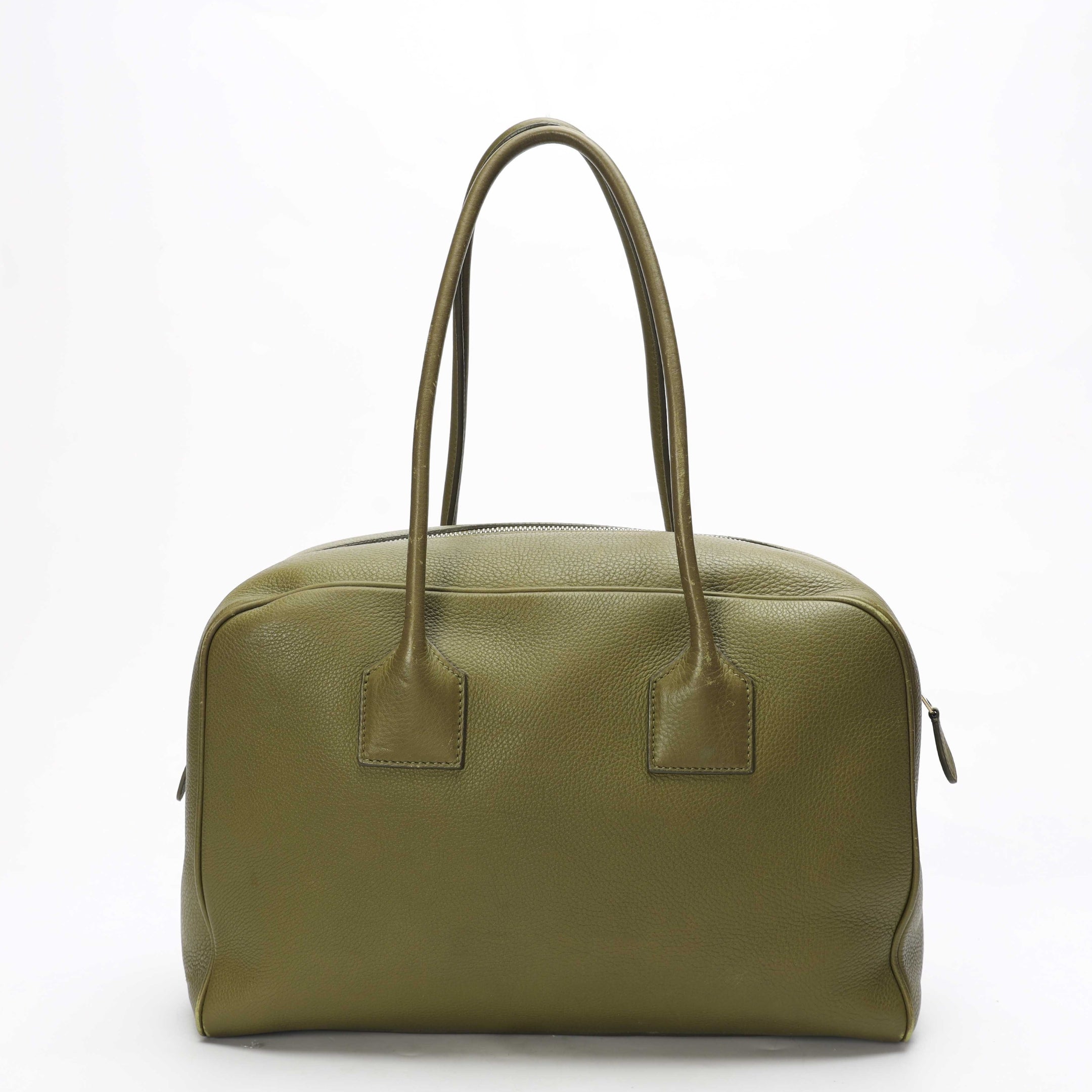 Burberry Olive Cube Satchel