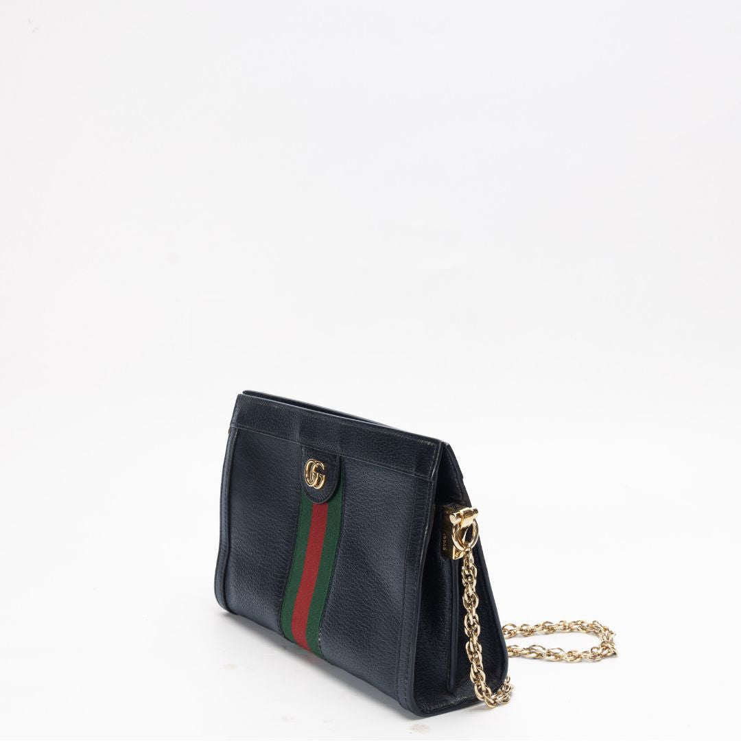 Gucci Black Ophidia GG Shoulder Bag